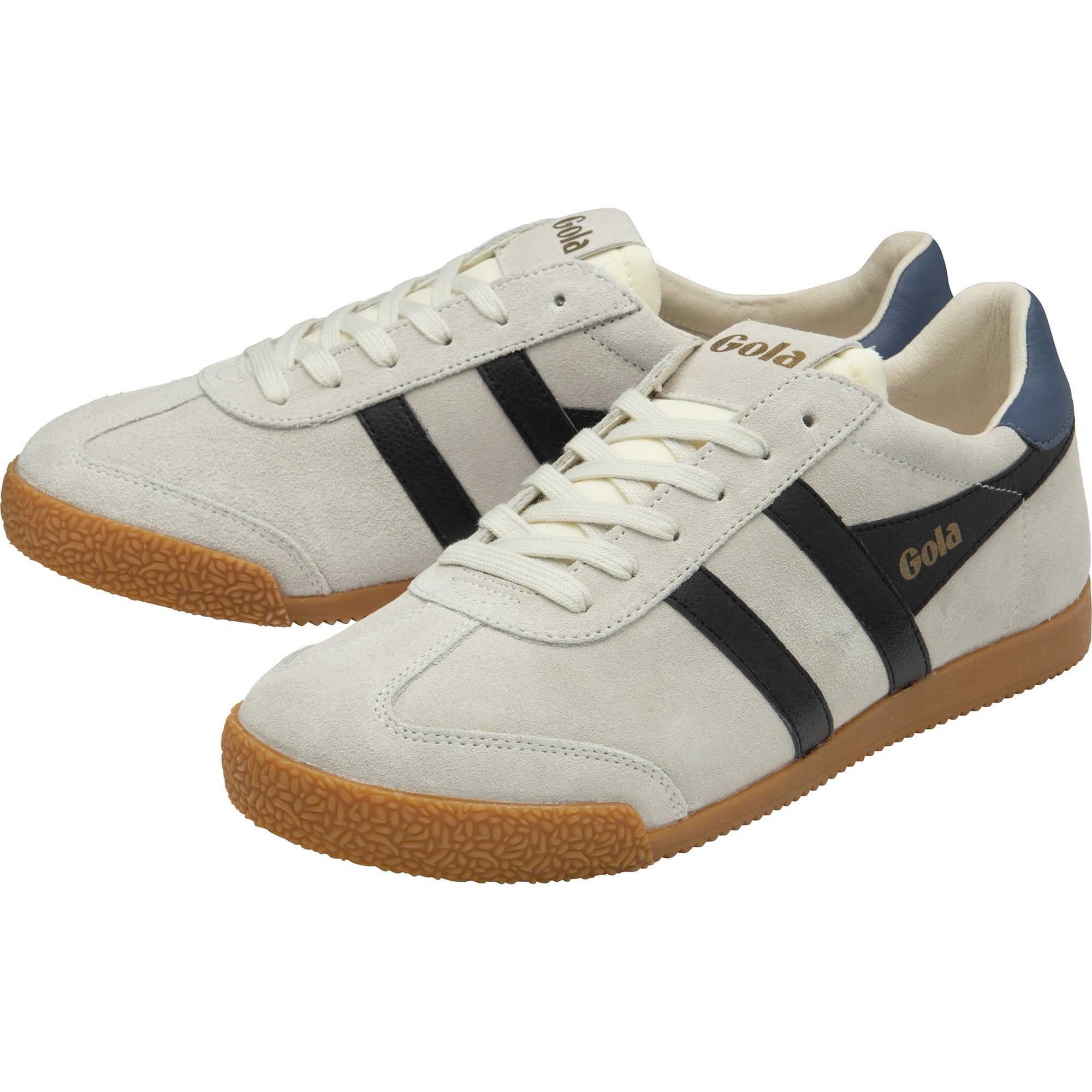 gola-elan-sneaker-f-r-herren-creme-wildleder-schwarz image 3