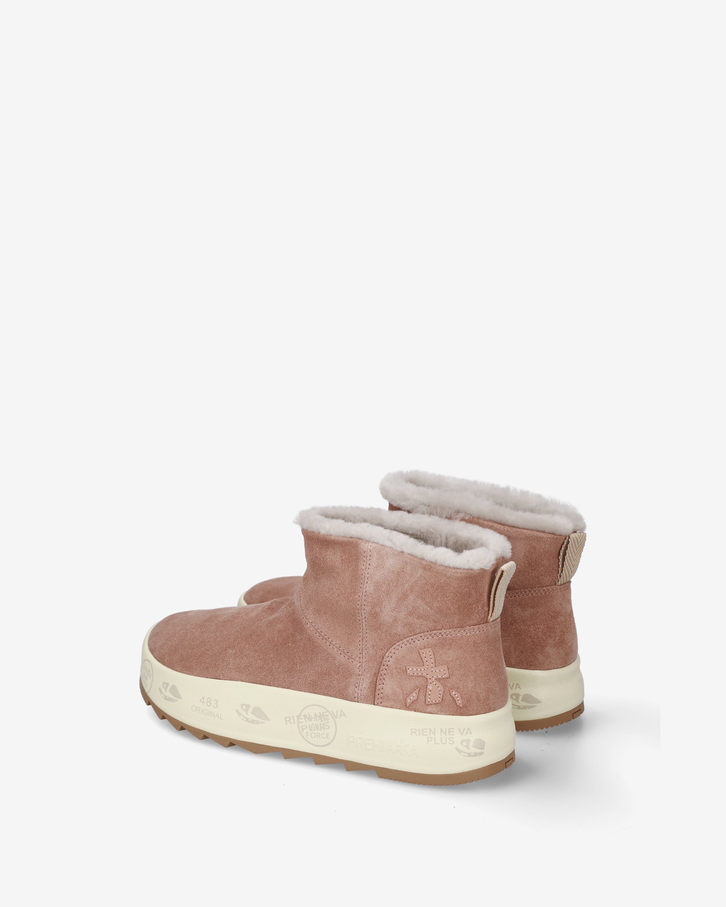 premiata-newpuffyd-8704m-stiefelette-damen-rosa-lammfell image 5