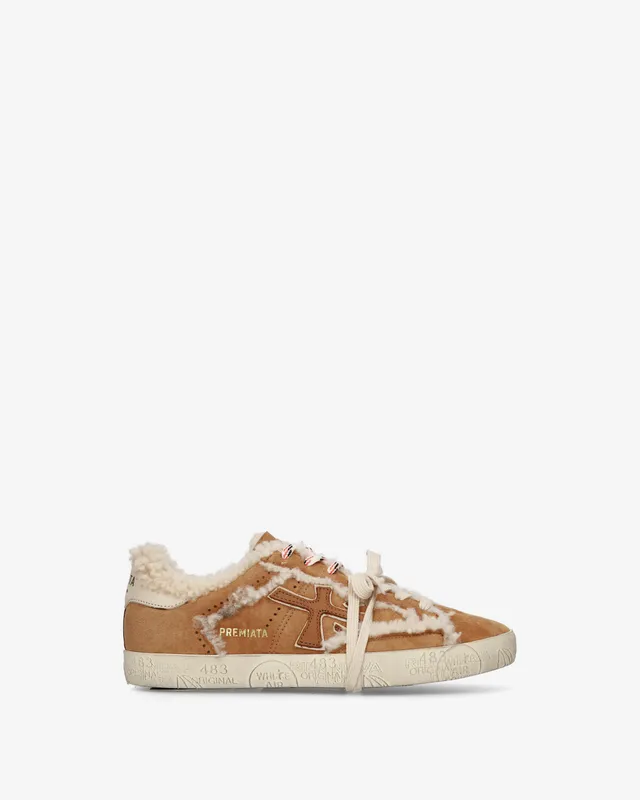 premiata-stevend-8693m-sneaker-damen-cuoio-shearling image 1