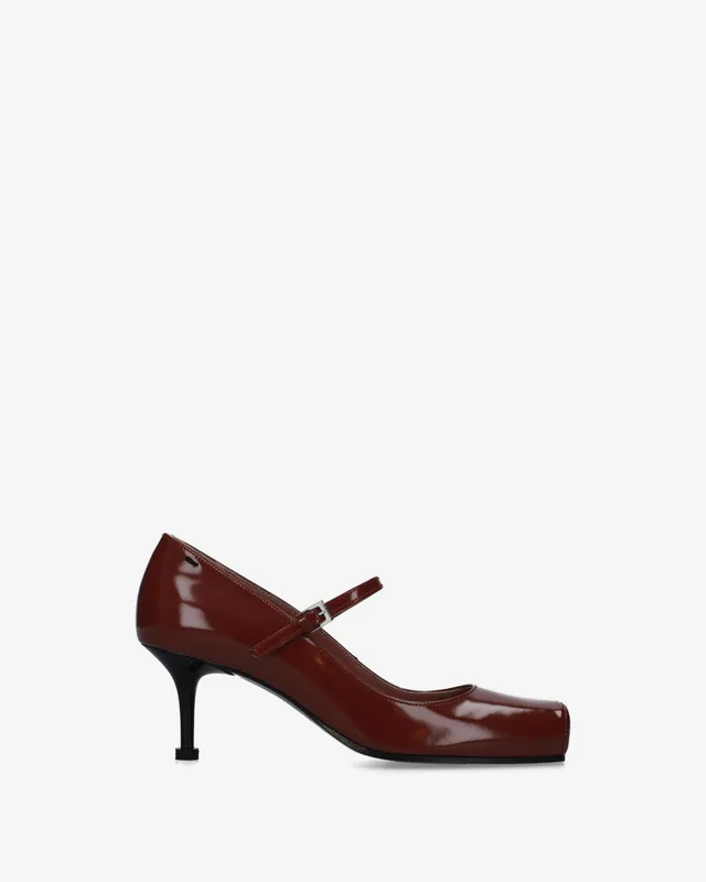 premiata-mary-jane-ballerina-damen-bordeaux-leder image 1