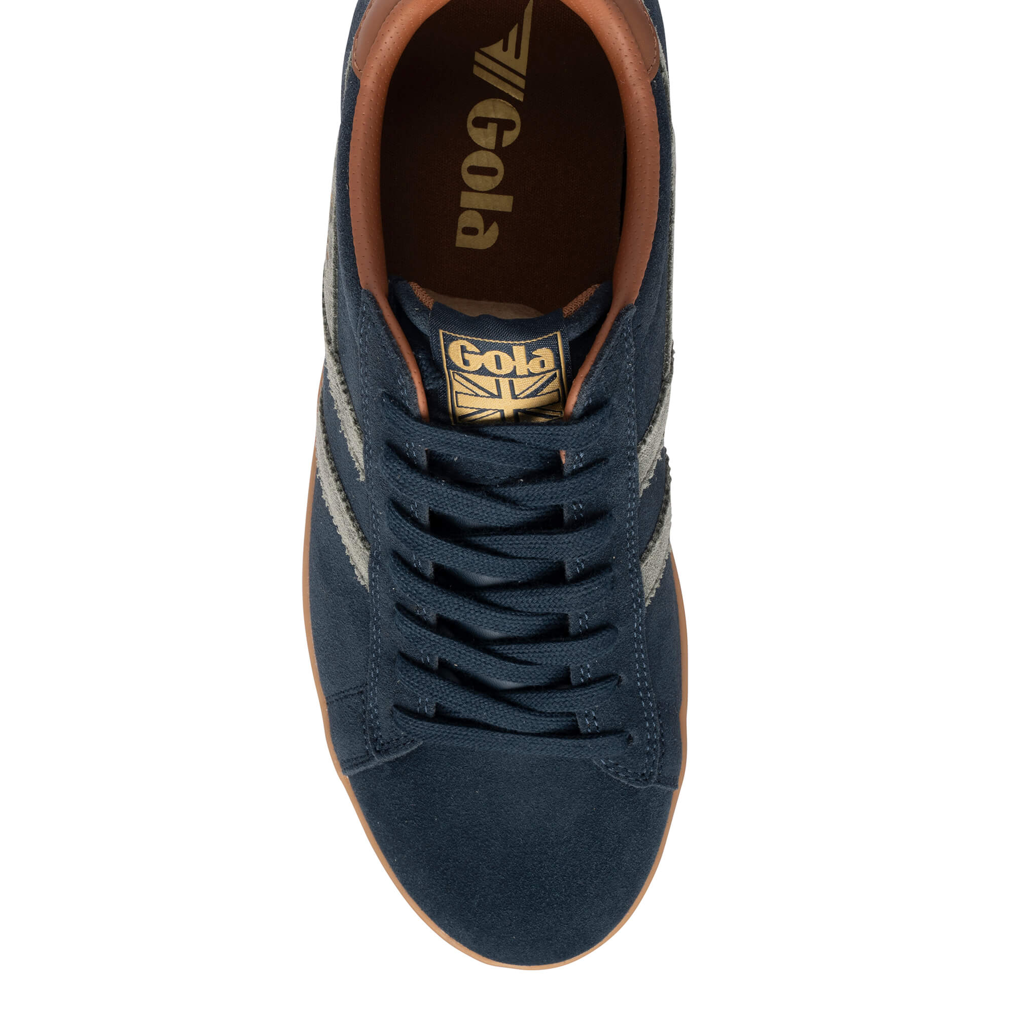 gola-equipe-ii-herren-turnschuhe-aus-wildleder-navy-grau image 5