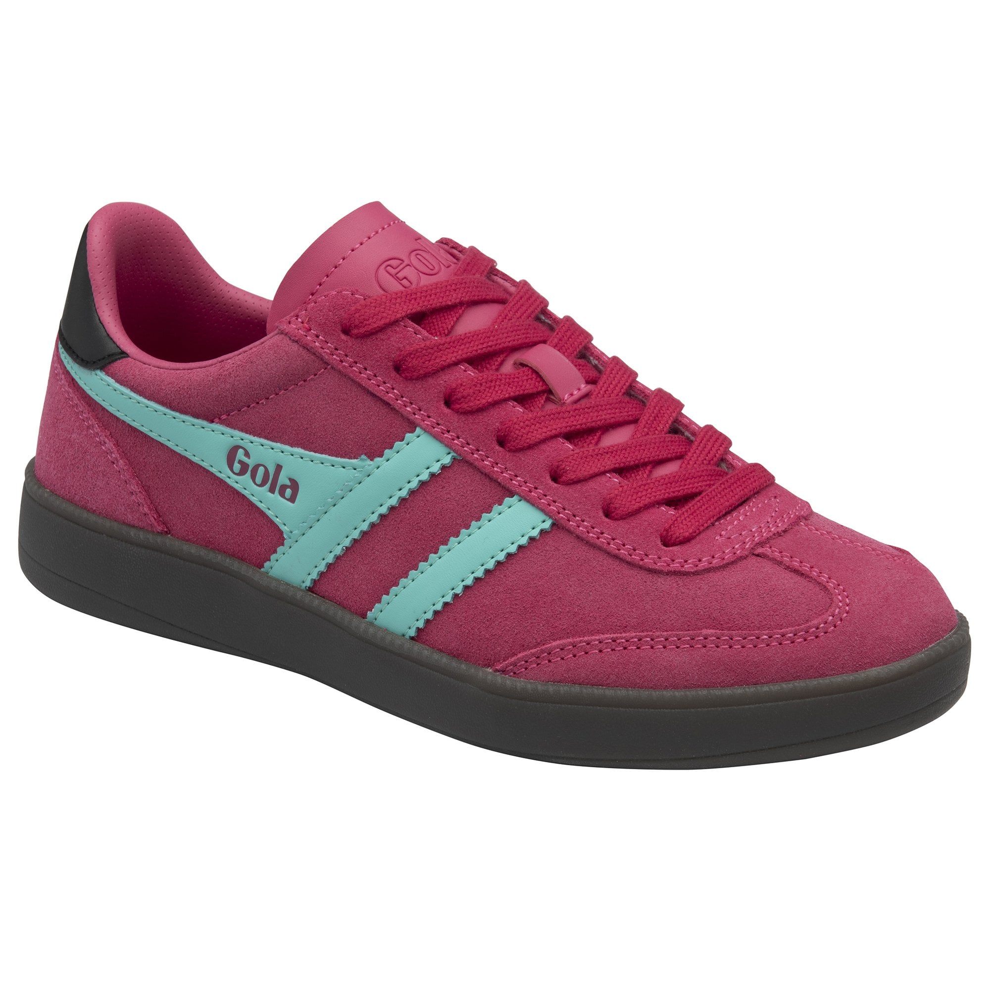 gola-viper-heritage-sneaker-f-r-damen-wildleder-fuchsia-seenebelblau image 2
