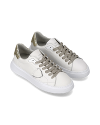 philippe-model-temple-sneaker-damen-wei-gold-glitzer-ferse image 4