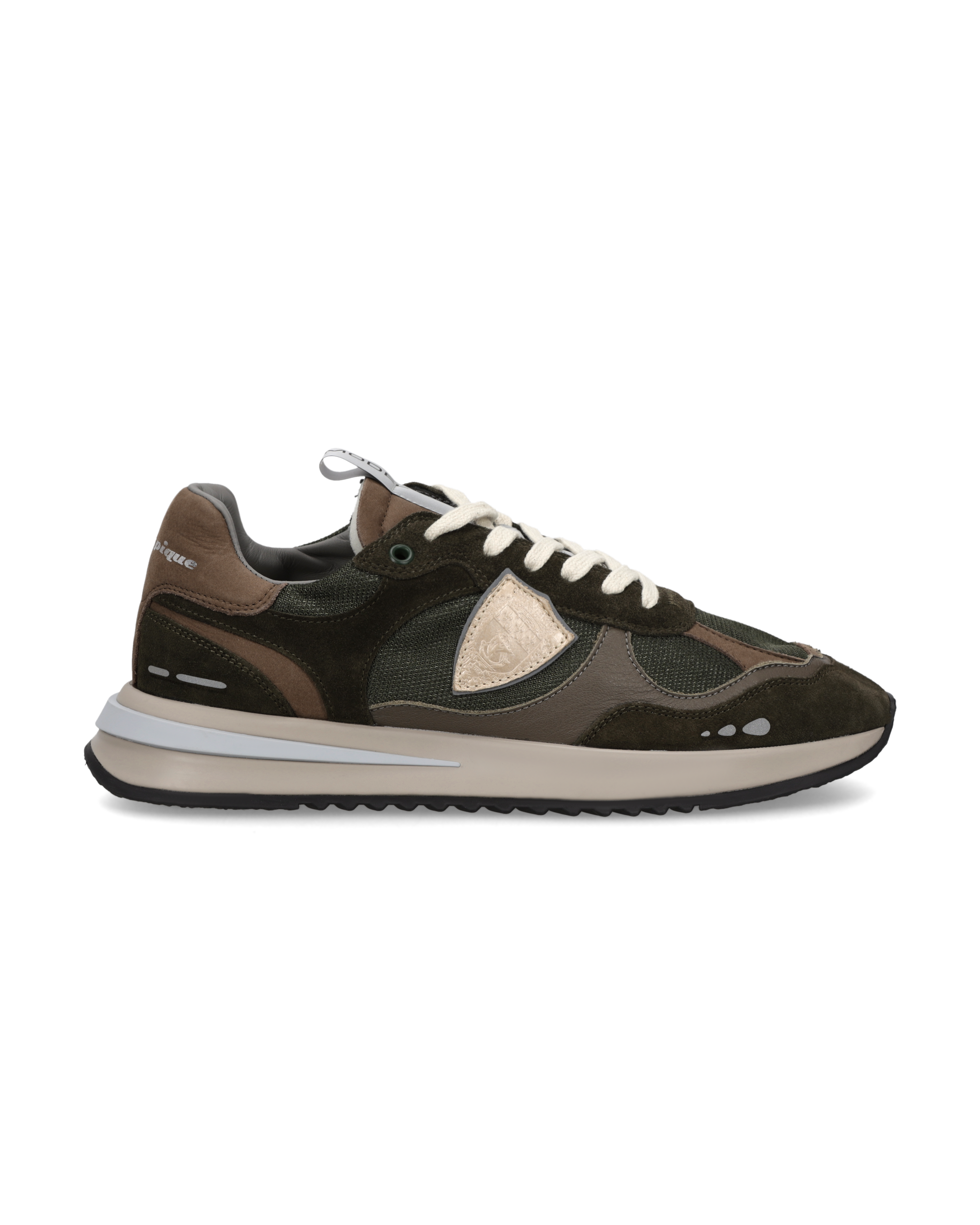 philippe-model-olympique-herren-sneaker-milit-rgr-n-braun image 1