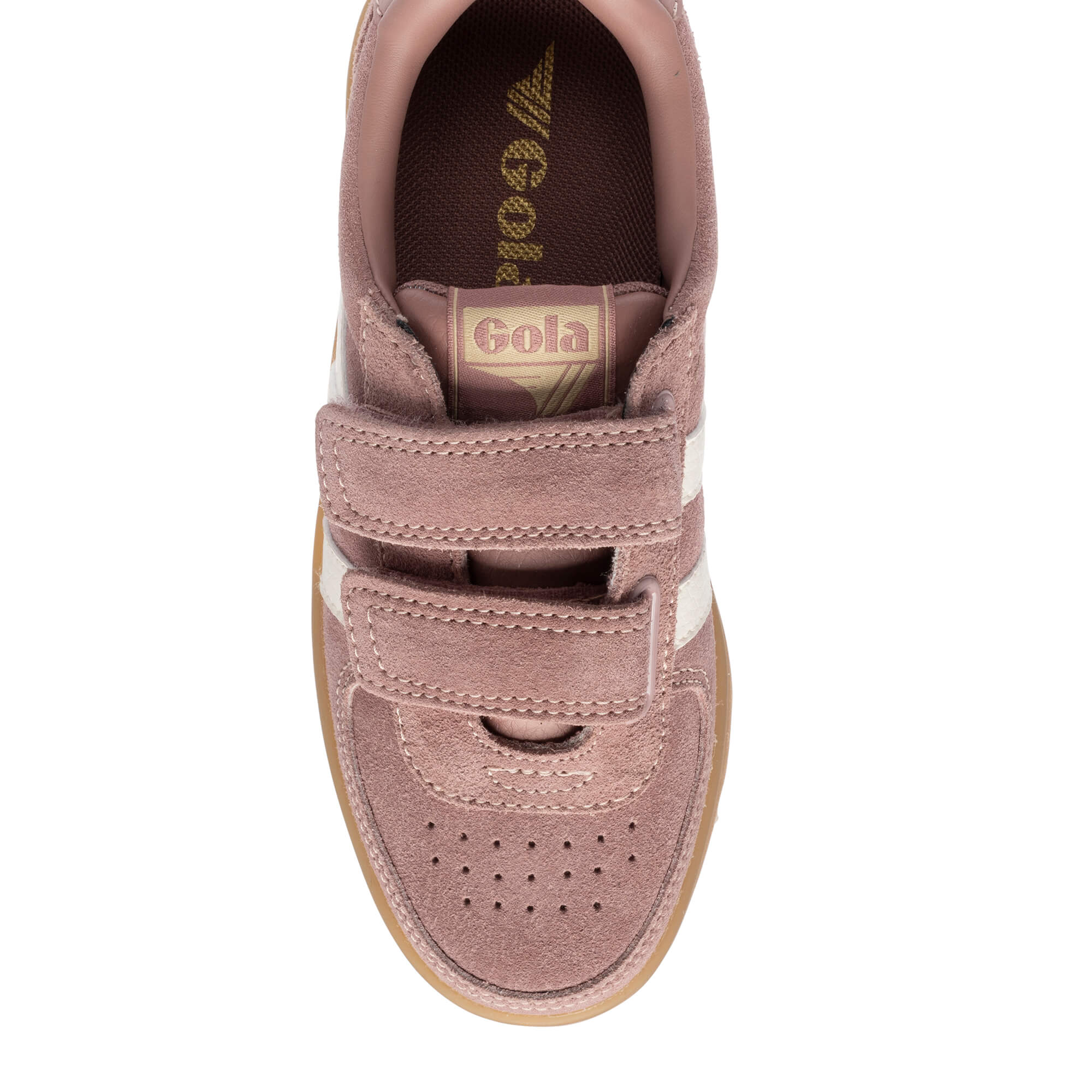 gola-hawk-wildleder-klett-sneaker-f-r-kinder-braunrosa image 5