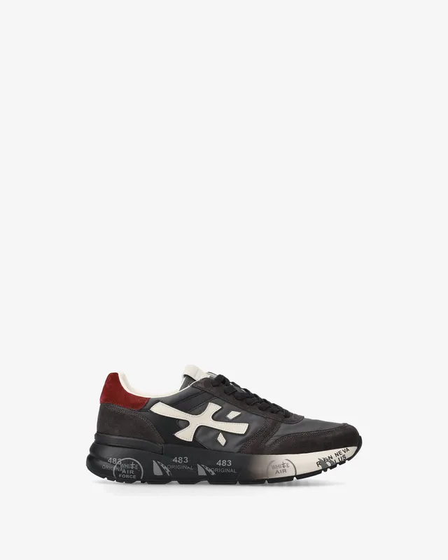 premiata-mick-7719-sneaker-herren-schwarz image 1