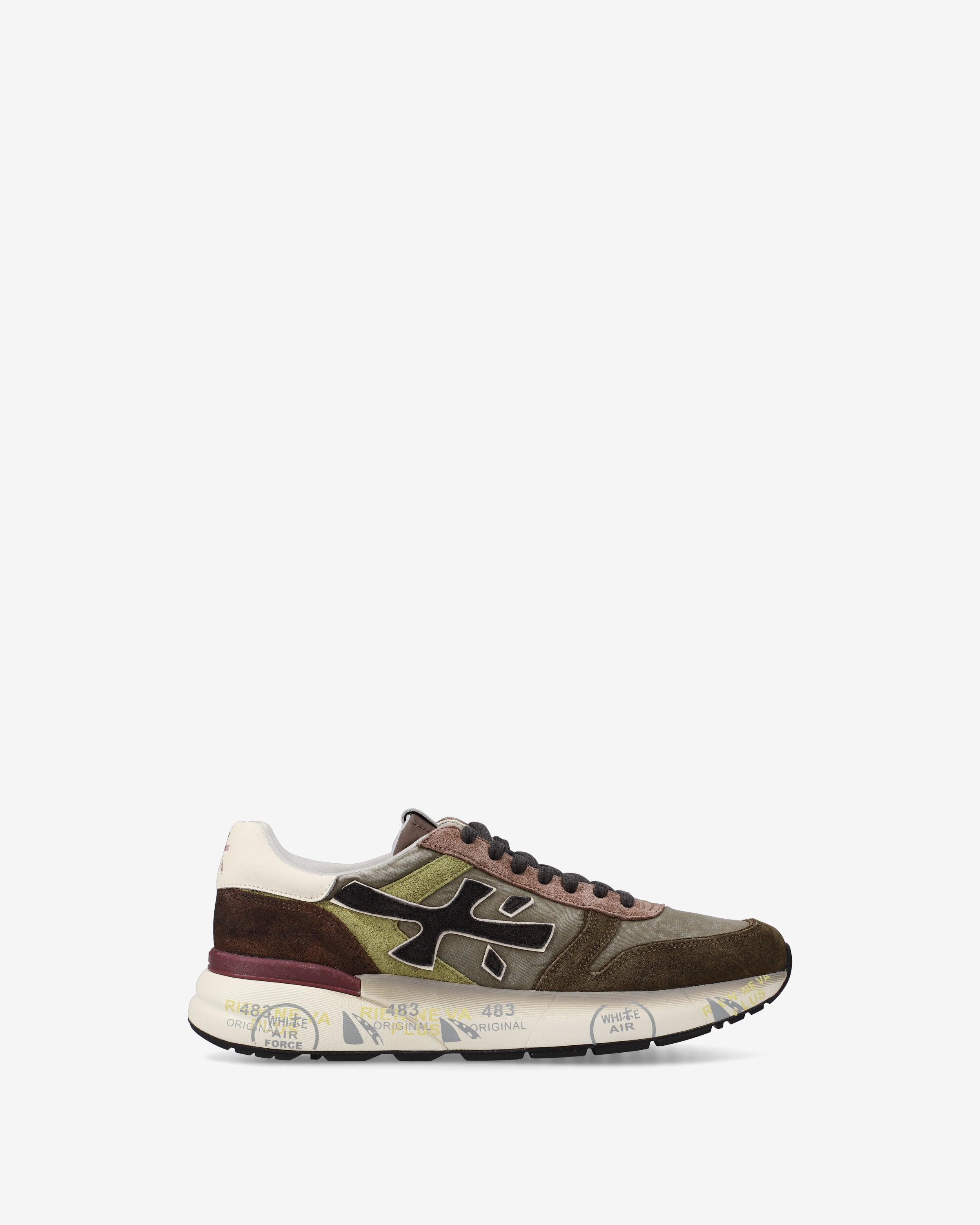 premiata-mick-7717-sneaker-olive-moro image 1