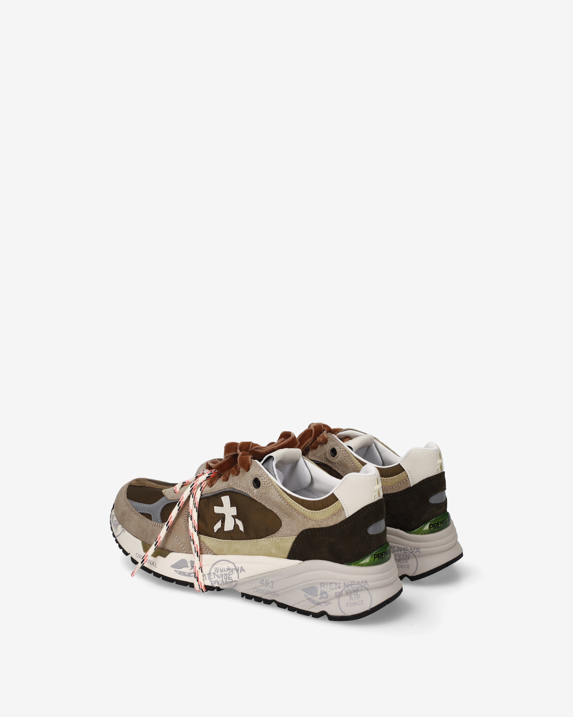 premiata-mased-8521l-sneaker-damen-panna-oliv image 5