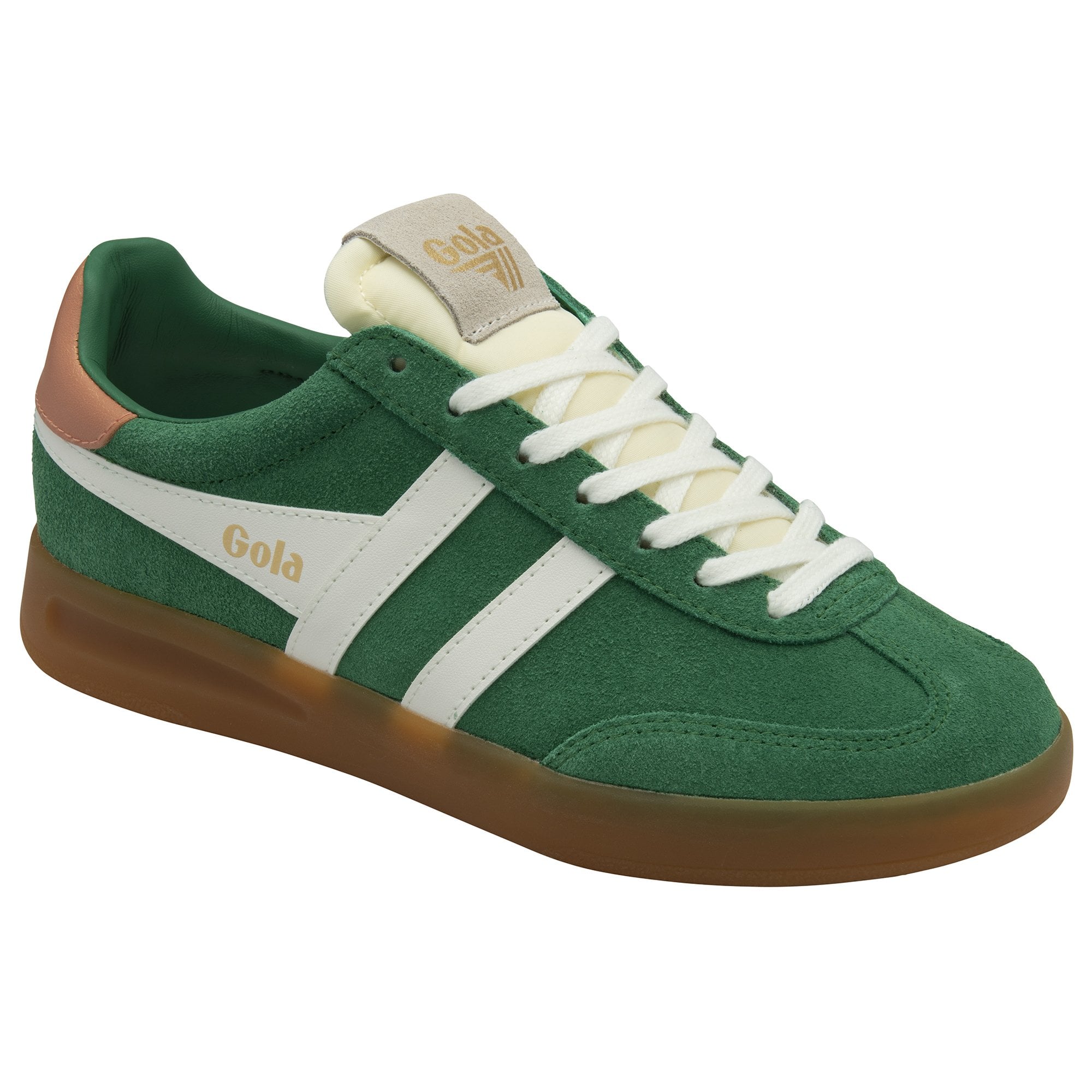 gola-cyclone-damen-sneaker-wildleder-smaragd-off-white image 2