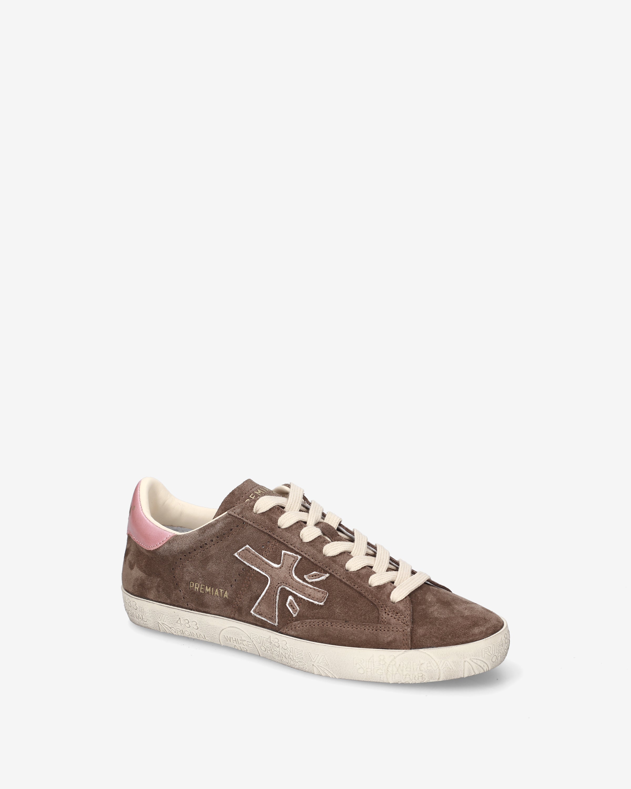 premiata-stevend-8485-damen-sneaker-braun-rosa image 4