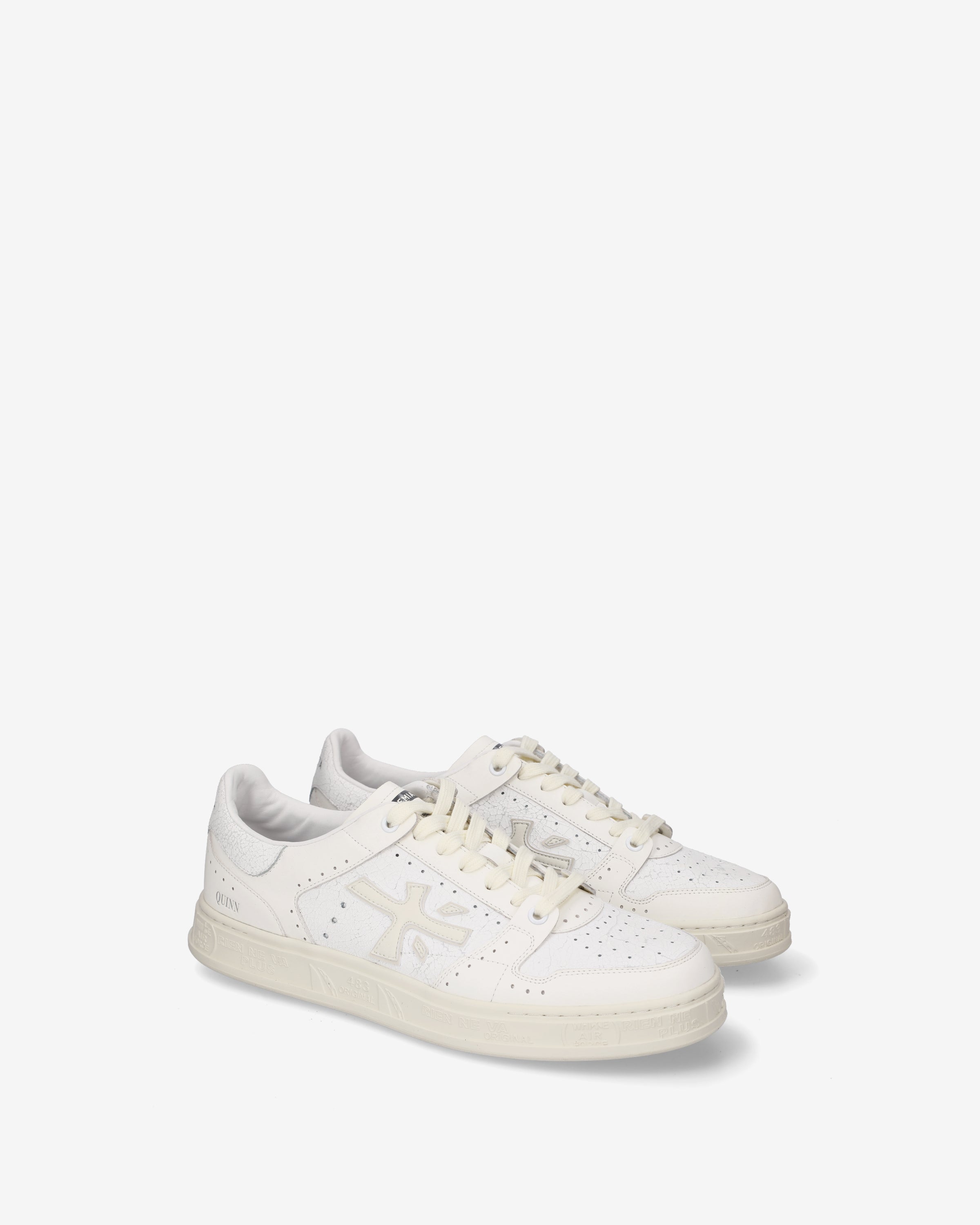 premiata-quinn-8649-sneaker-bianco-panna-leder image 2