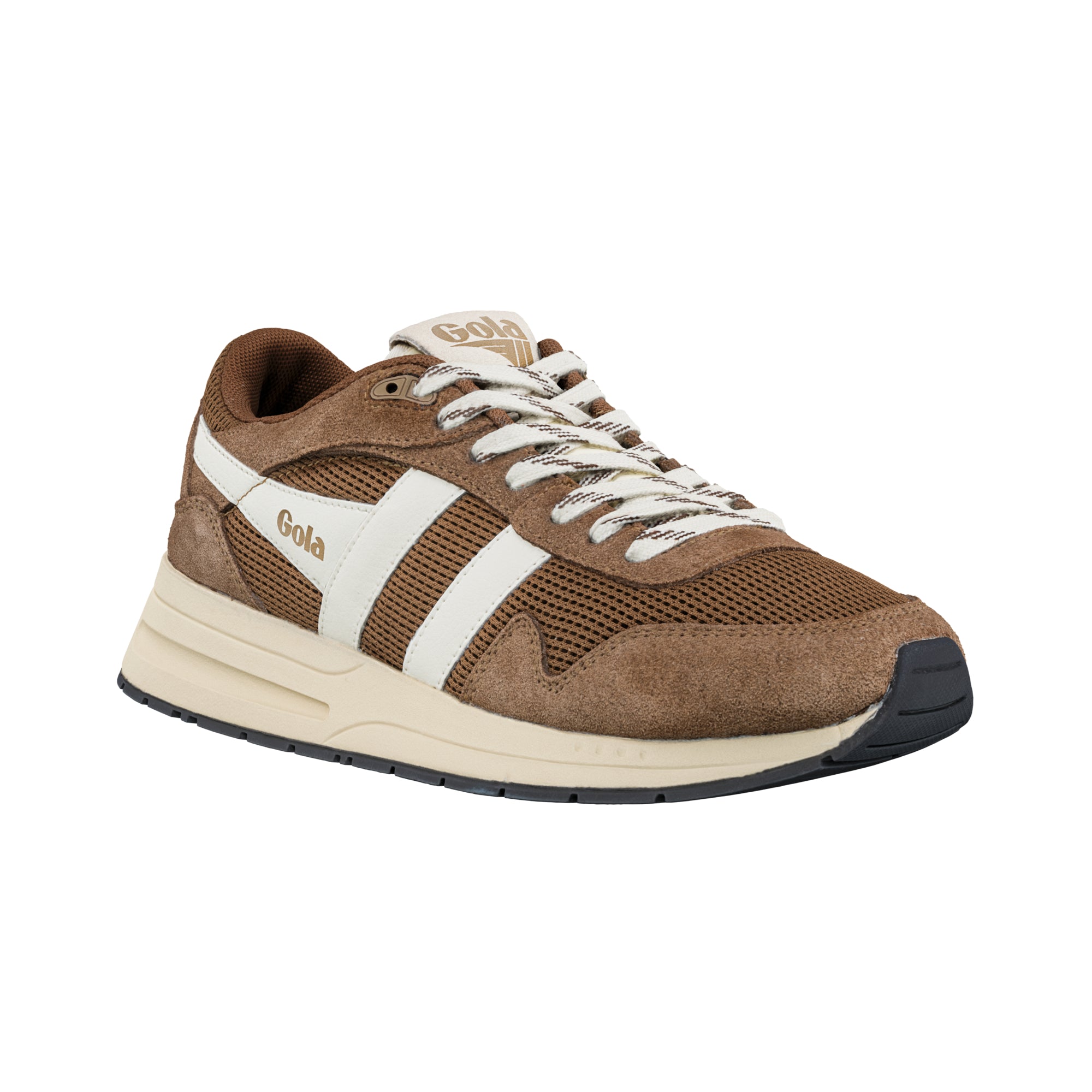 gola-delta-damen-sneaker-suede-mesh-in-biber-off-white image 2