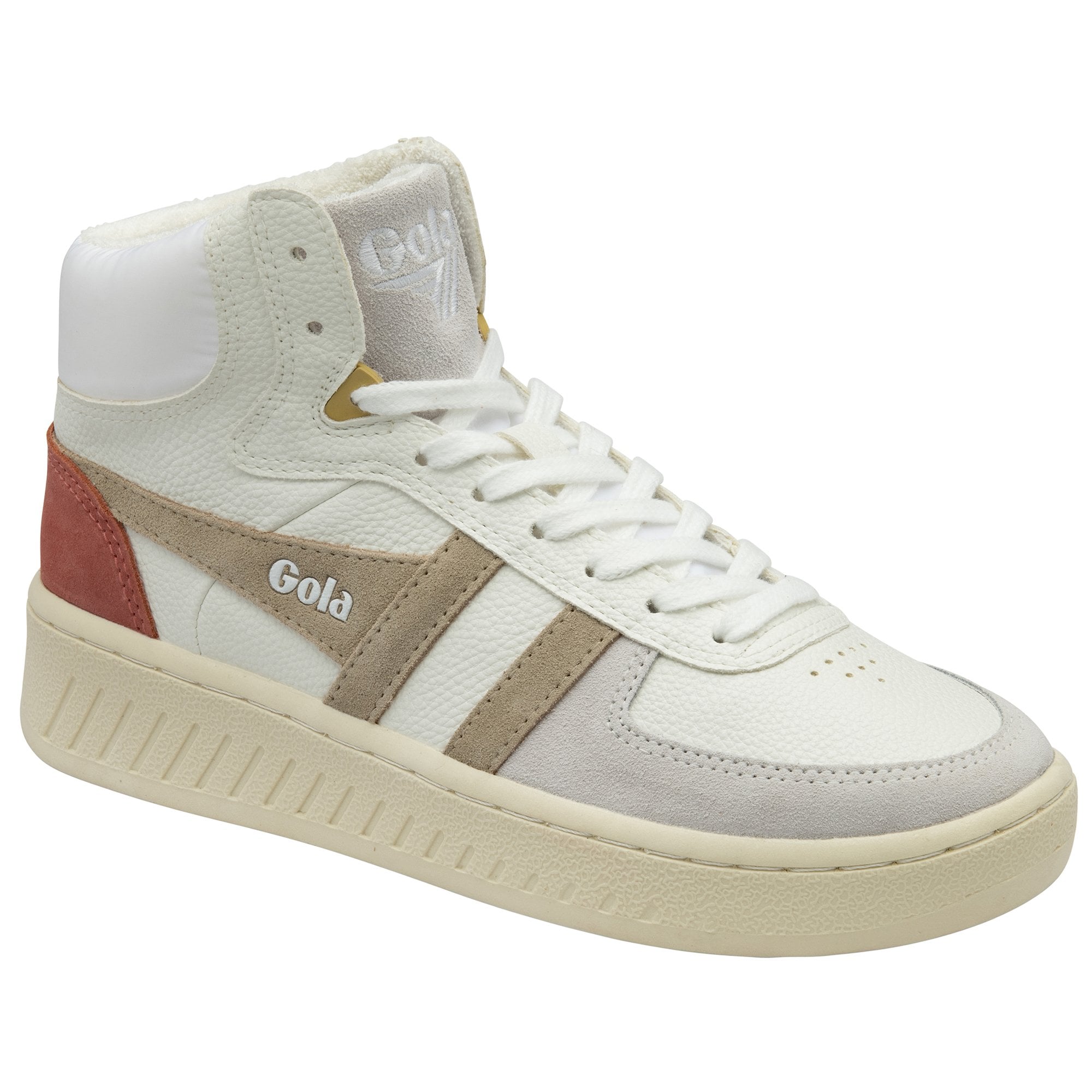 gola-slam-trident-damen-high-top-sneaker-wei-beige-ton image 2