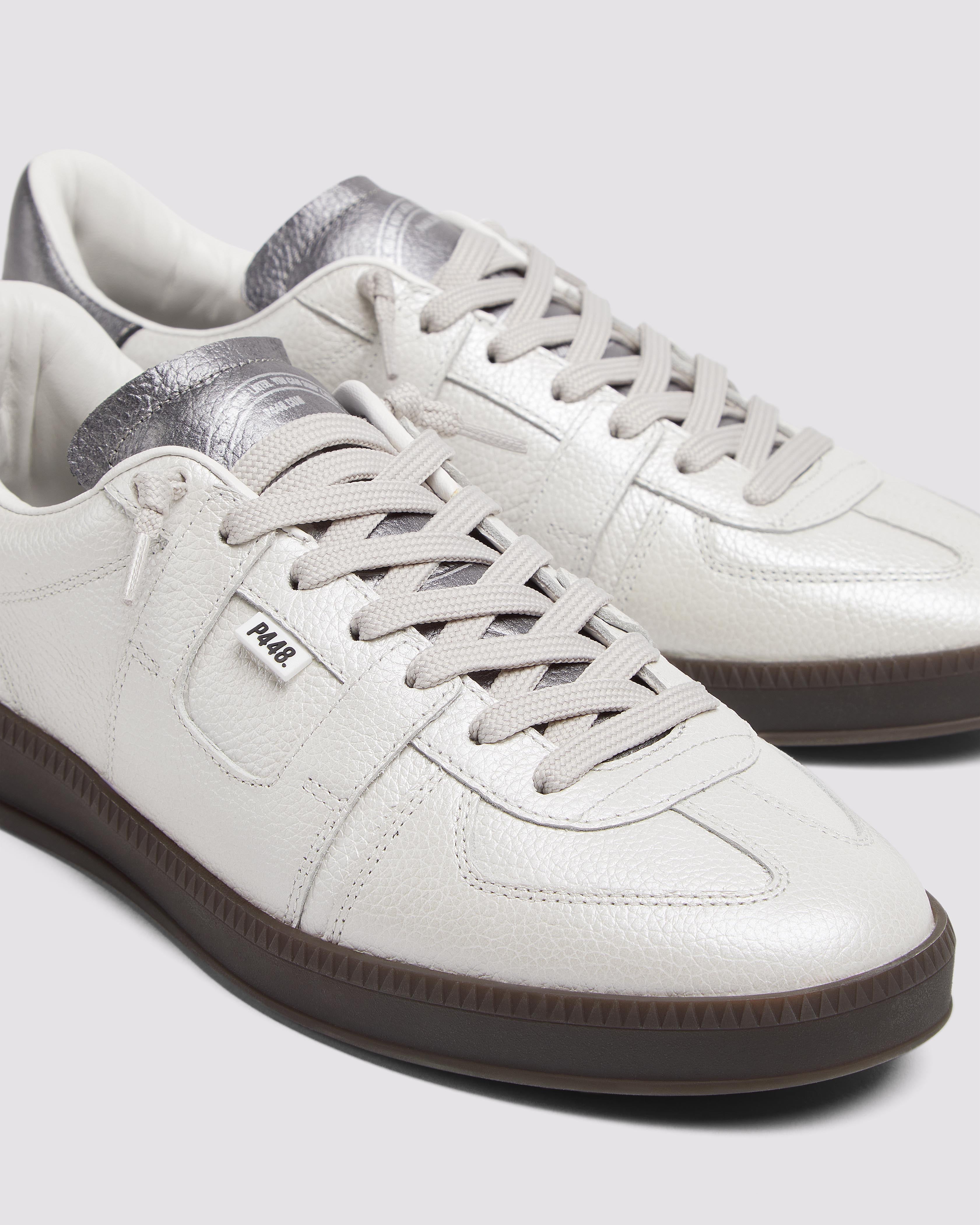p448-monza-metallic-silver-damen-low-top-sneaker image 4