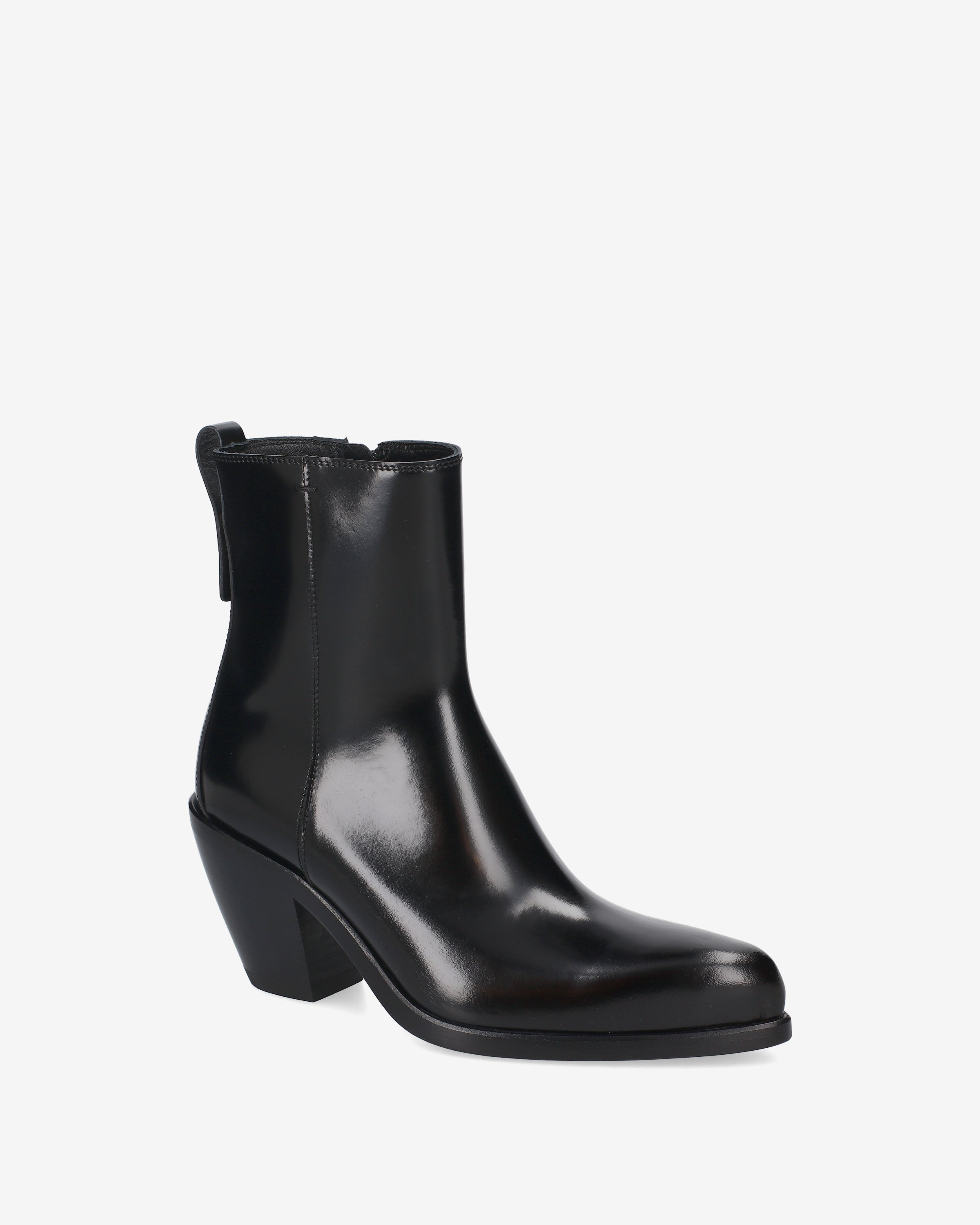 premiata-stivaletti-damen-schwarz-aus-kalbsleder-80-mm-absatz image 4
