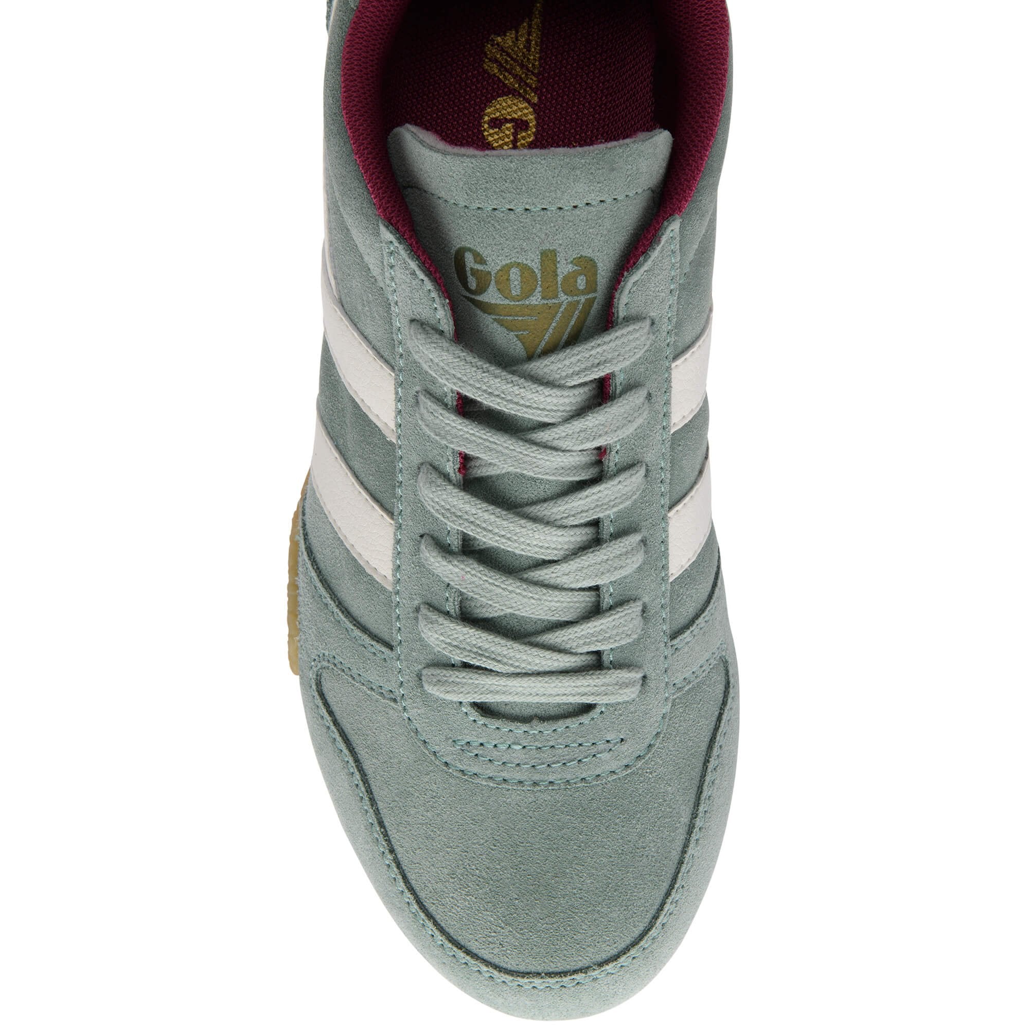 gola-chase-damen-sneaker-wildleder-gr-n-off-white-kirschrot image 5