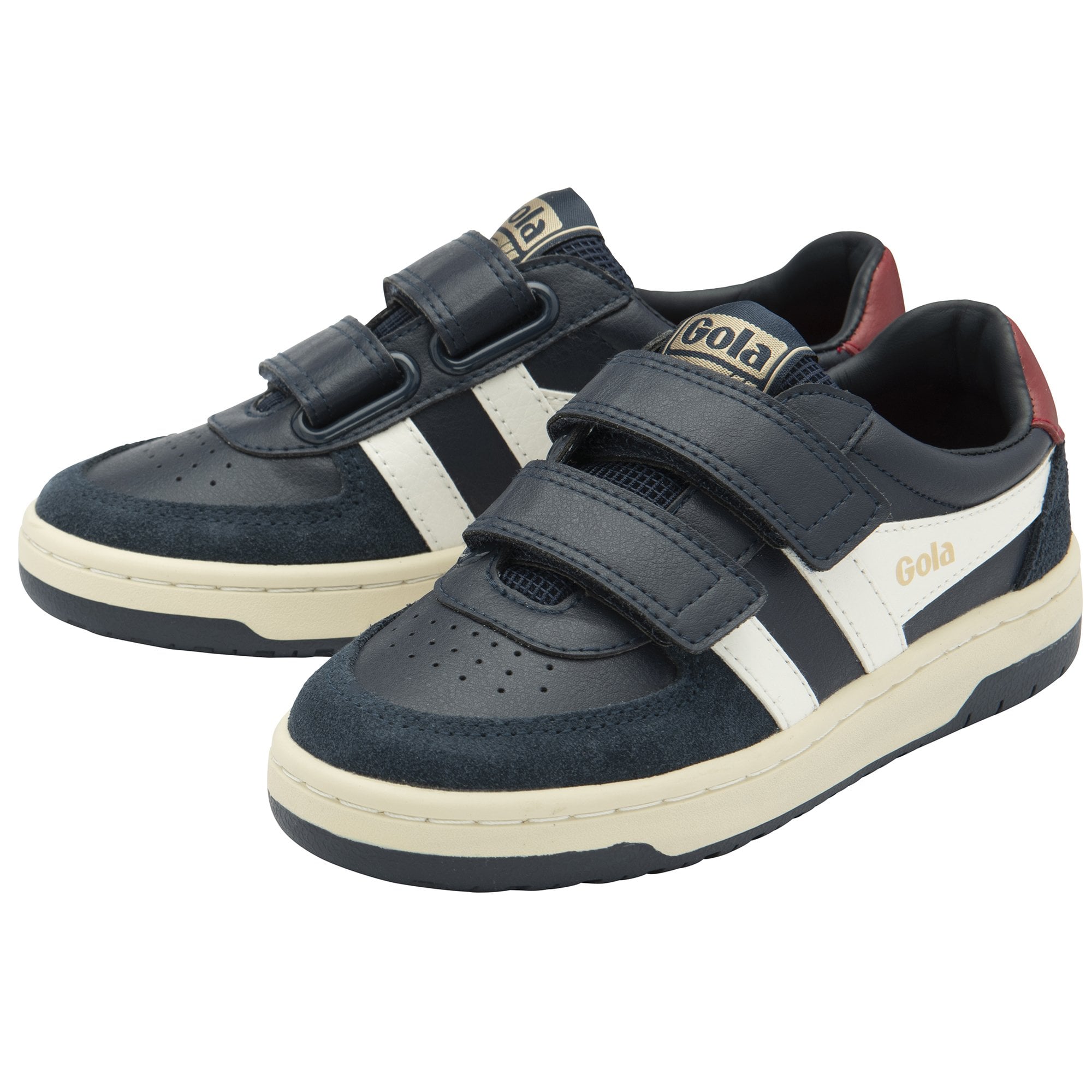 gola-hawk-strap-kinder-sneaker-navy-off-white image 3
