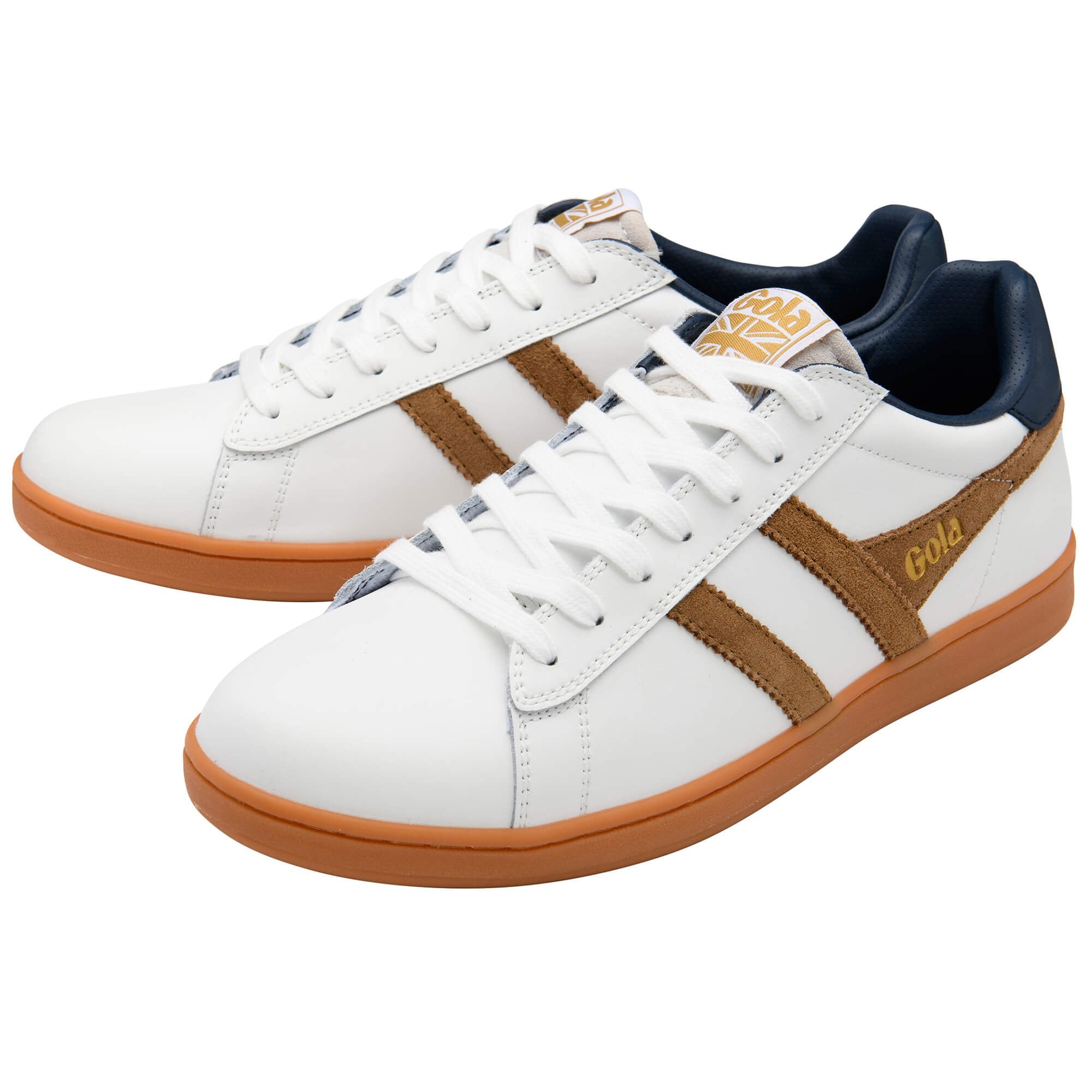 gola-equipe-ii-herren-leder-sneaker-wei image 3