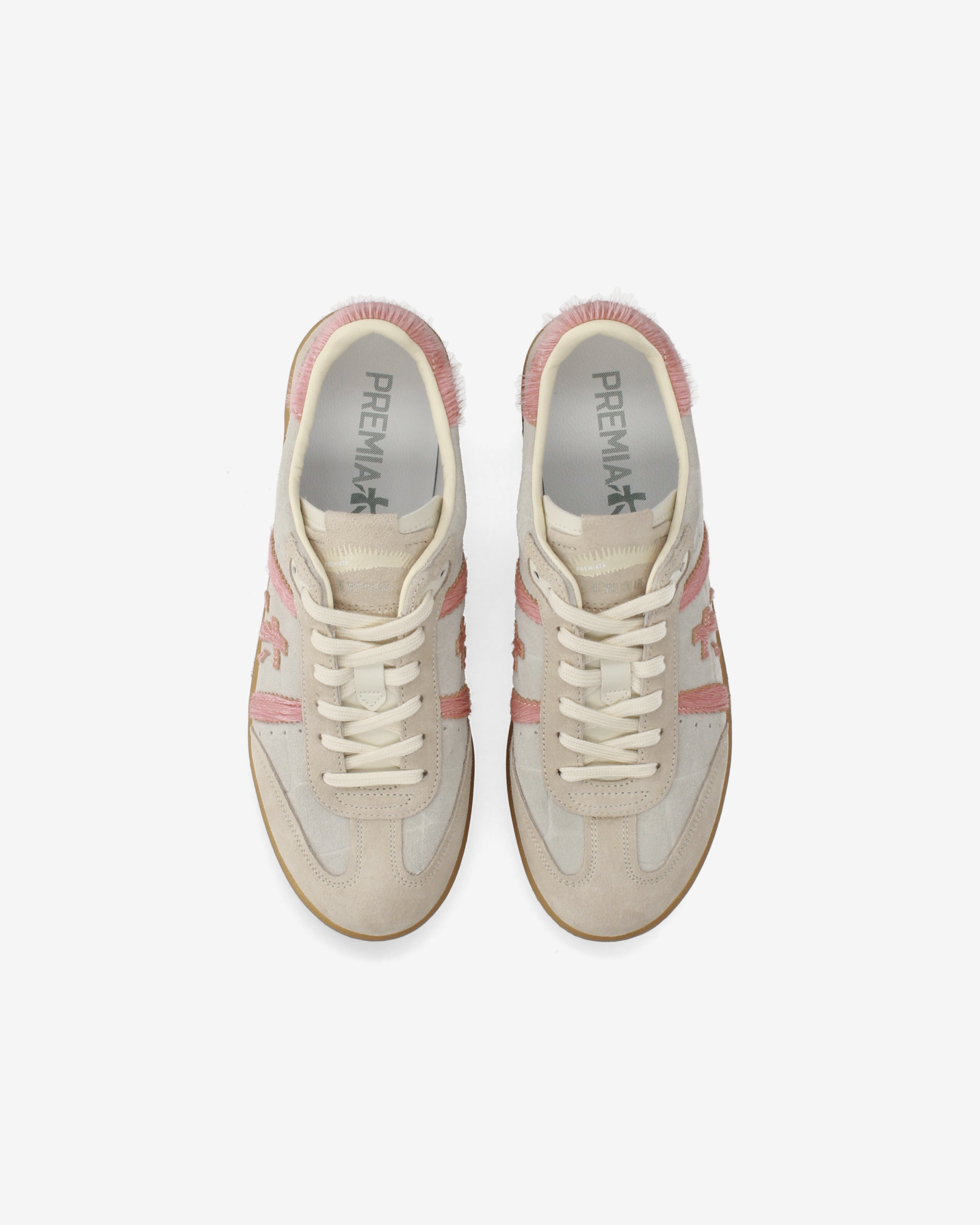 premiata-bonnied-8574-sneaker-beige-rosa-damen image 6