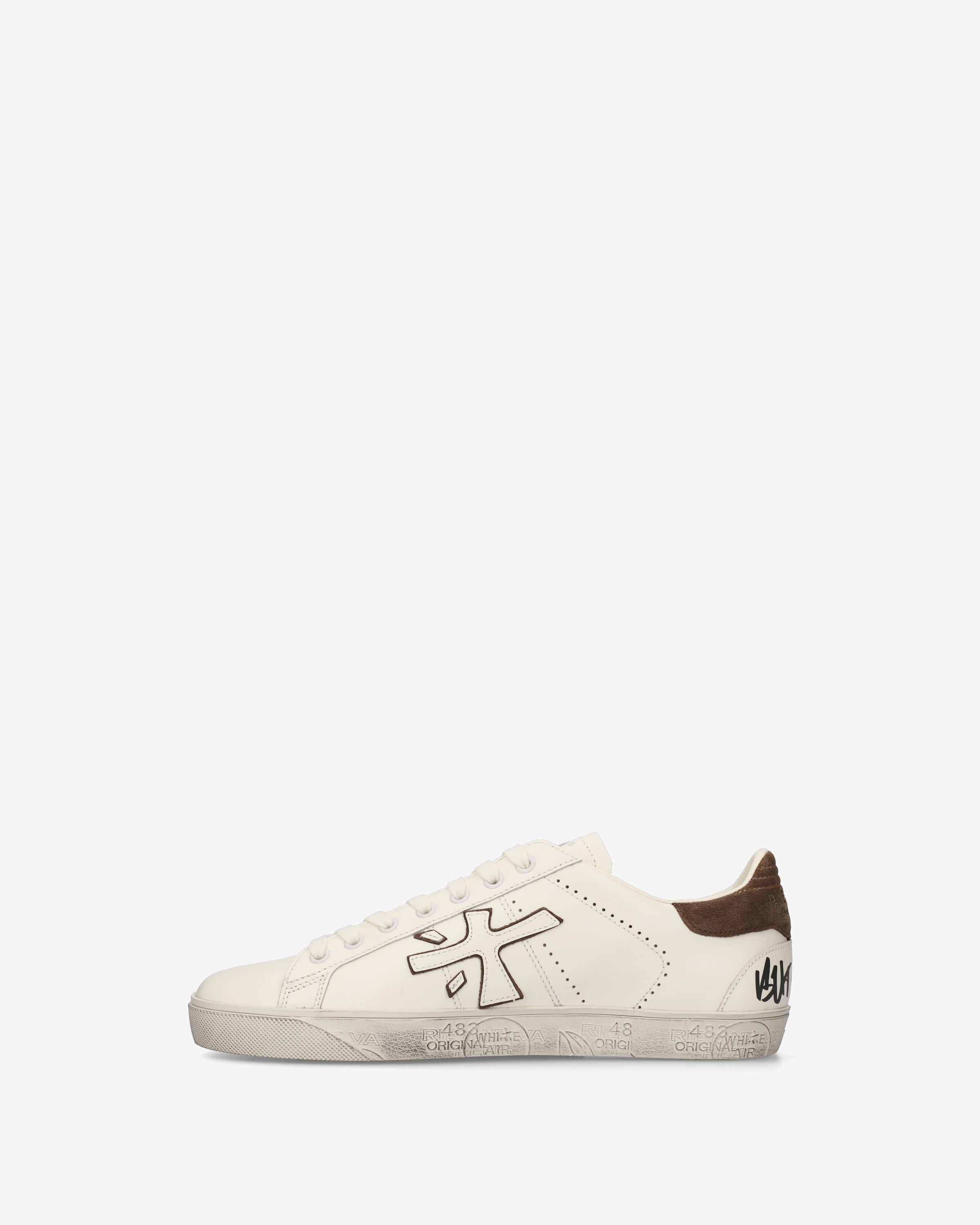 premiata-steven-8476-herren-sneaker-panna-wei-leder-suede-tortora image 3