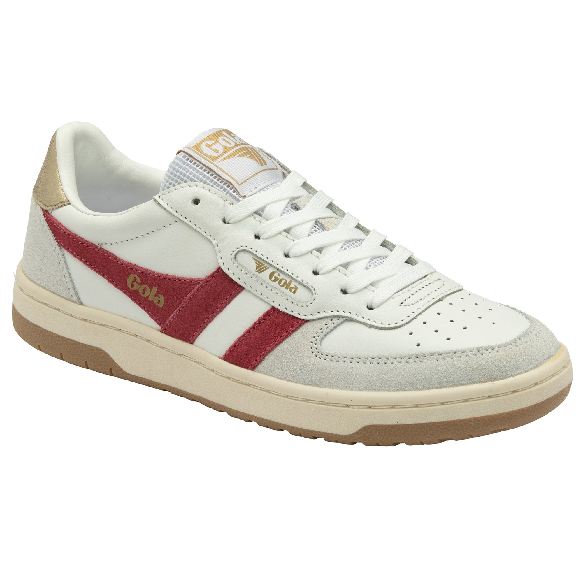 gola-hawk-damen-sneaker-wei-himbeer-gold image 2
