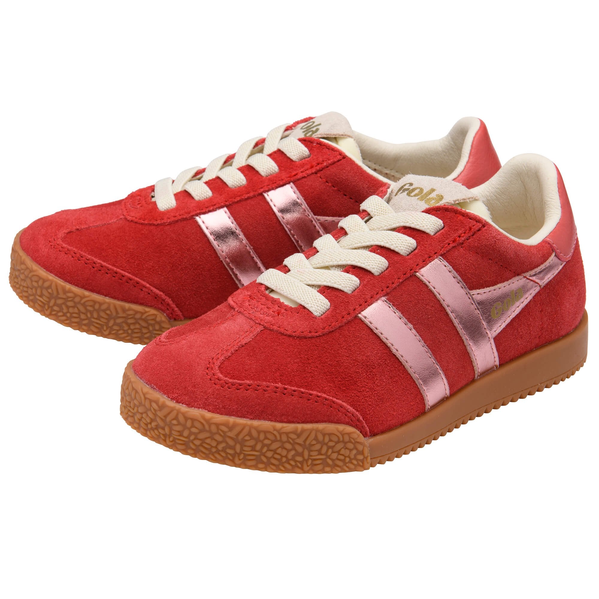 gola-elan-glitzer-sneaker-f-r-kinder-rot-pink-metallic-koralle image 3