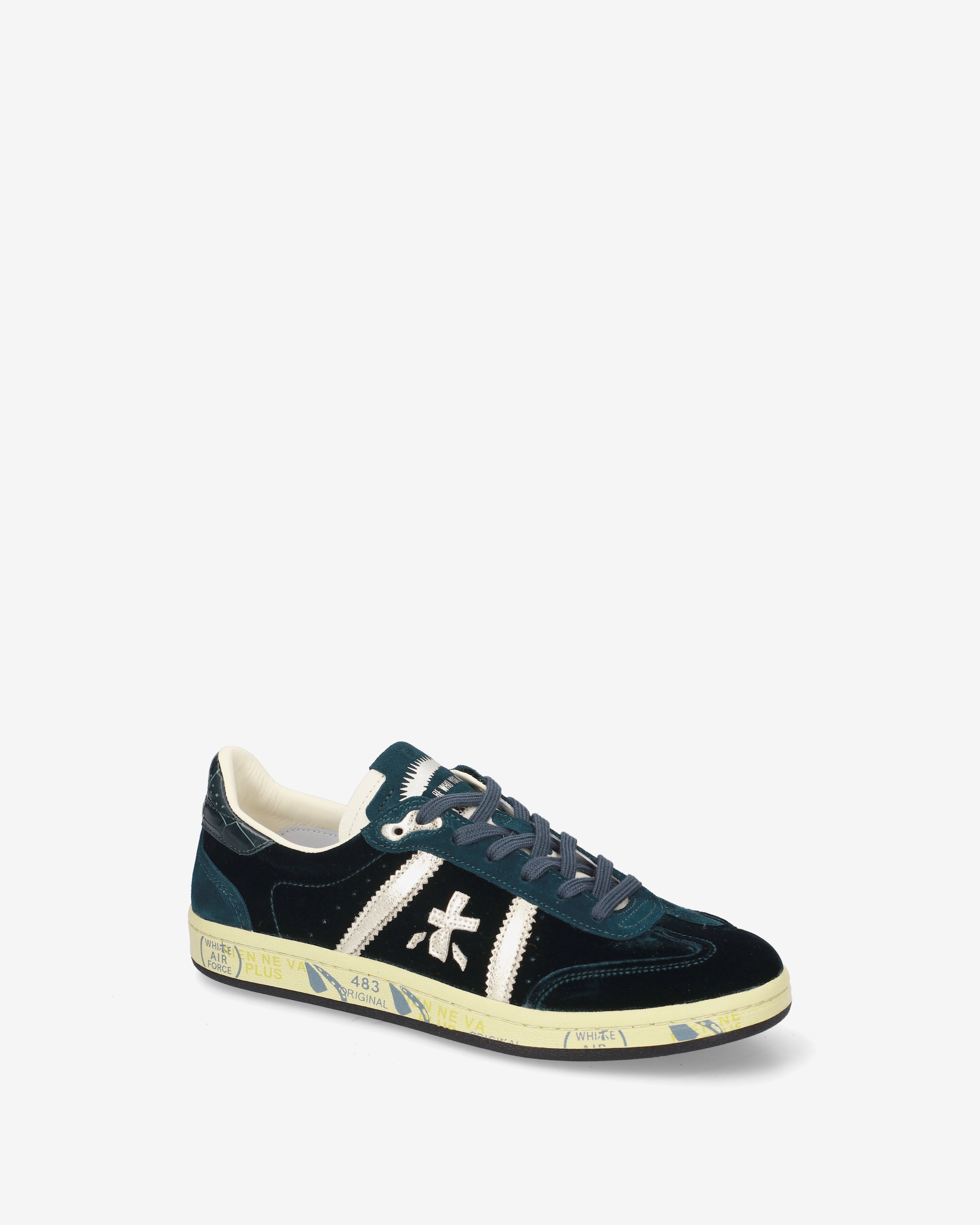 premiata-bonnied-8581-damen-sneaker-navy-velours-suede image 4