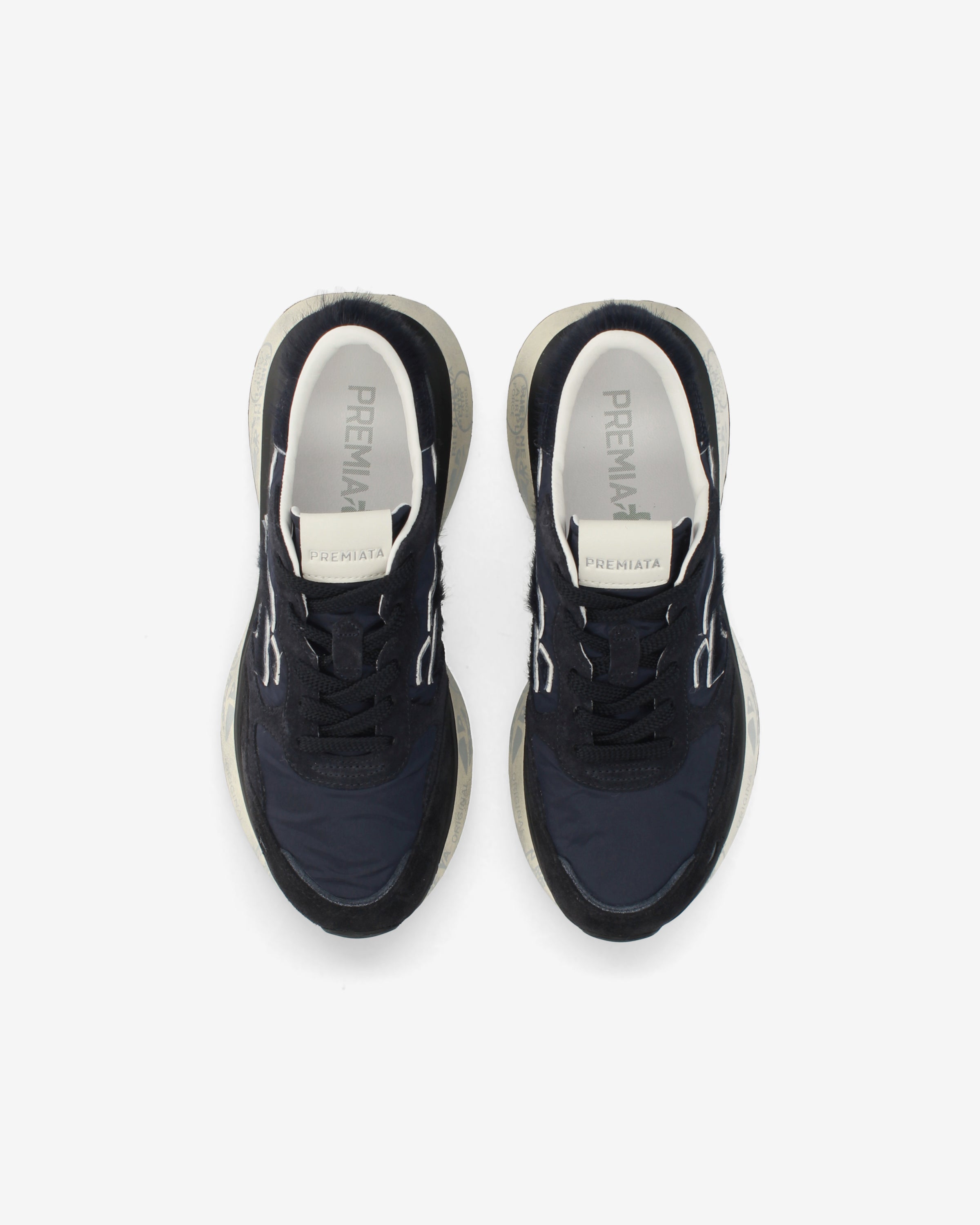 premiata-lauryn-8709-damen-sneaker-blau-nylon-cavallino image 6