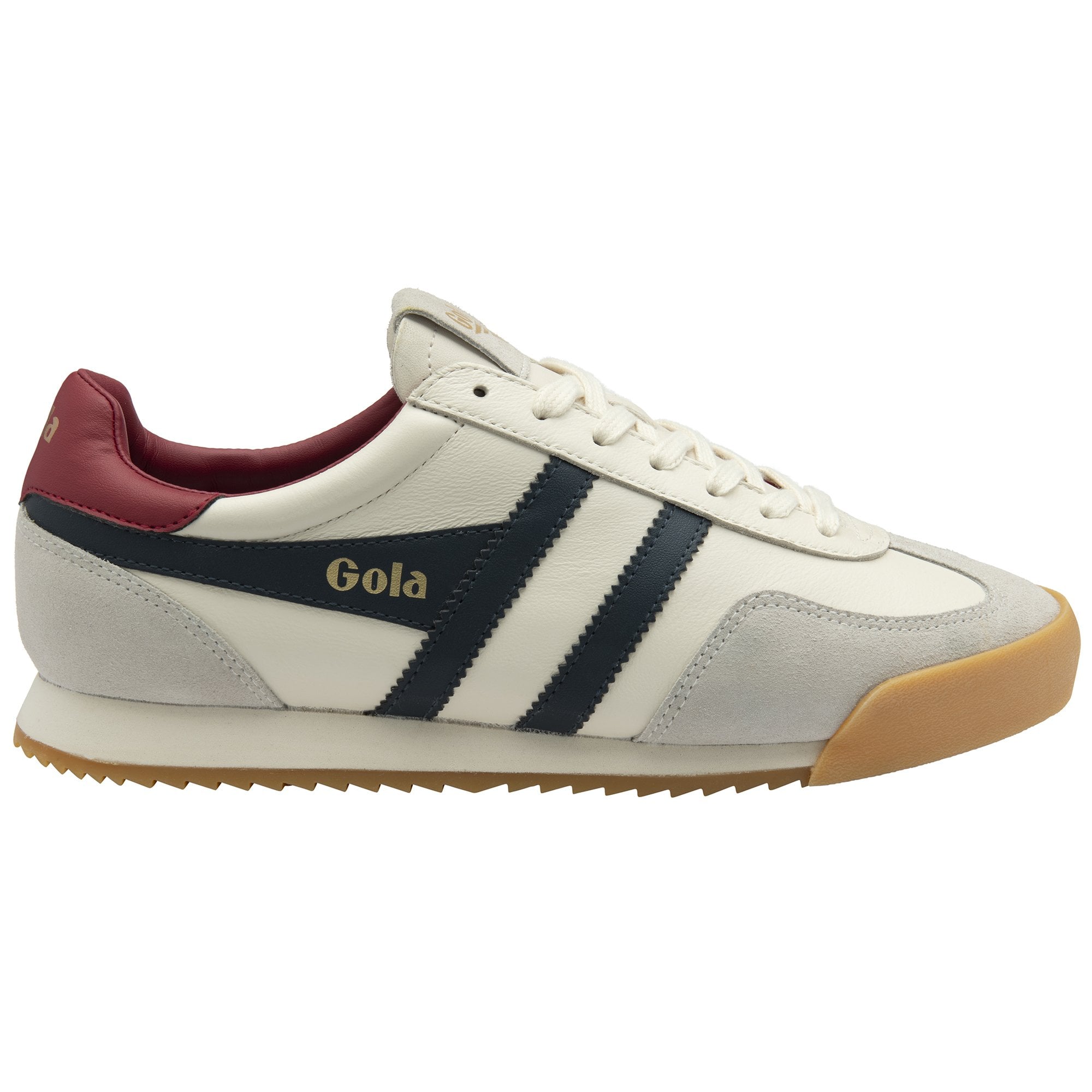 gola-europa-herren-ledersneaker-off-white-navy-rot image 1
