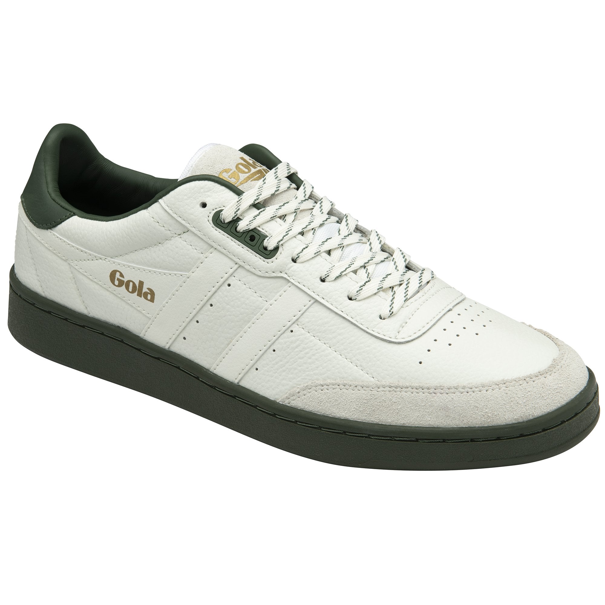 gola-contact-leather-herren-sneaker-wei-dunkelkhaki-court image 2