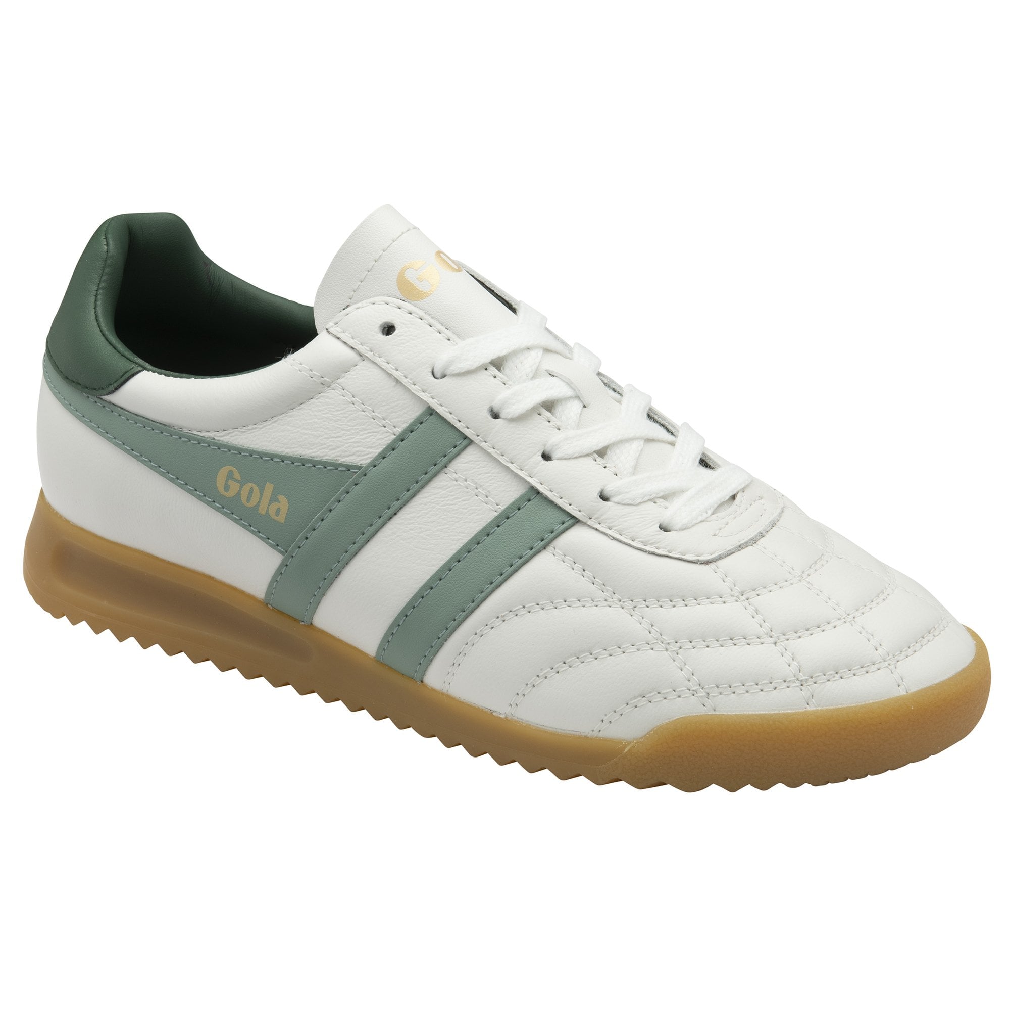 gola-stadium-sneaker-f-r-damen-wei-gr-n-tannengr-n image 2