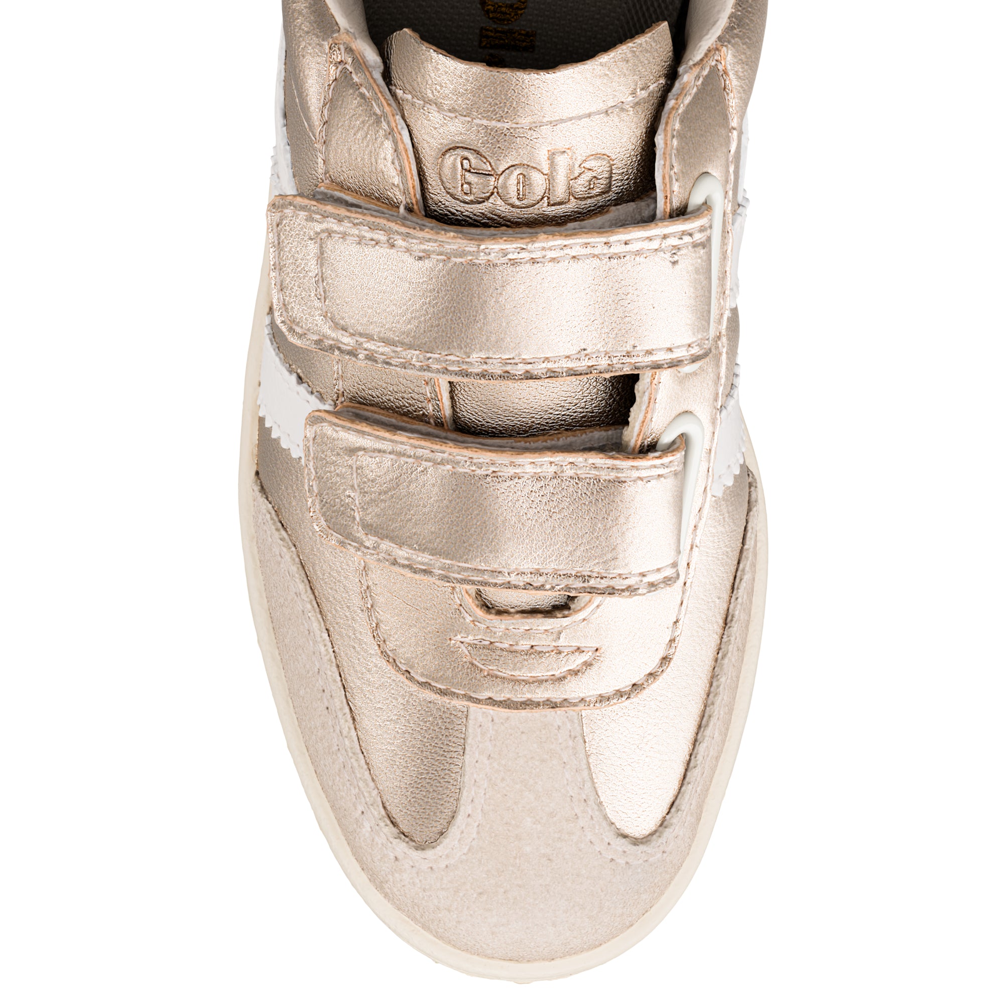 gola-viper-glimmer-strap-kinder-sneaker-gold-klettverschluss image 4