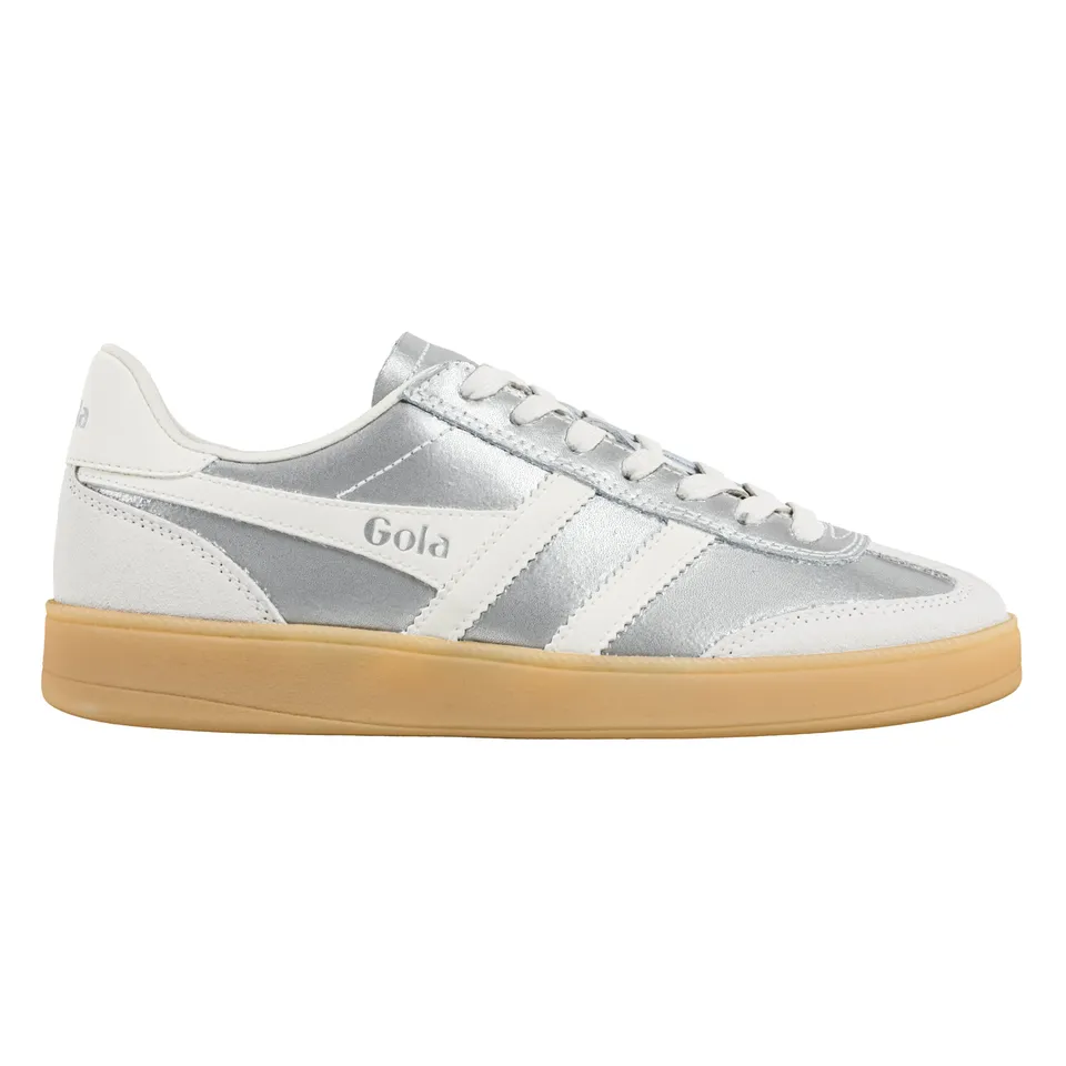 gola-viper-metallic-damen-sneaker-silber-leder image 1
