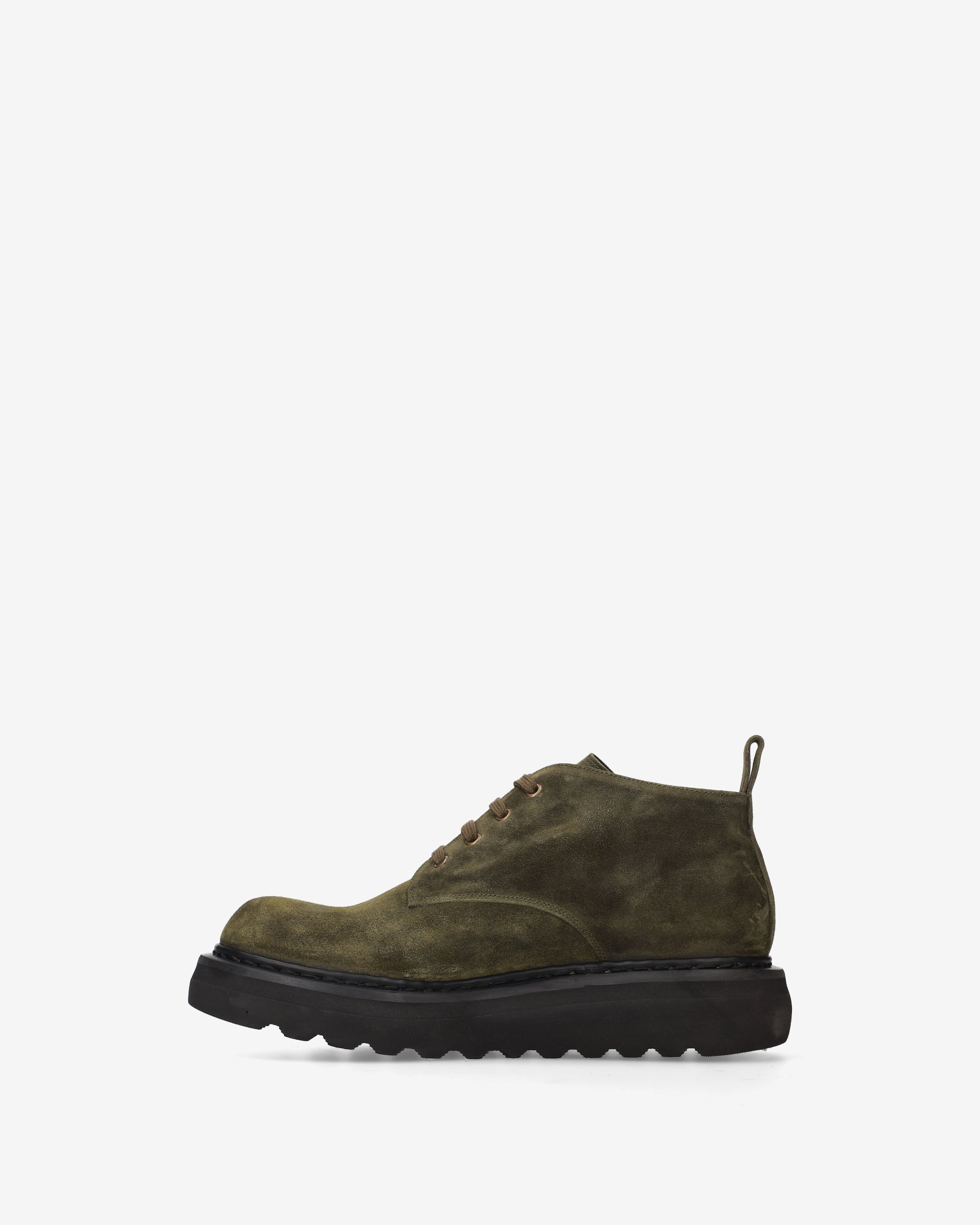 premiata-polacchino-platform-olive-herren-boot-aus-suede image 3