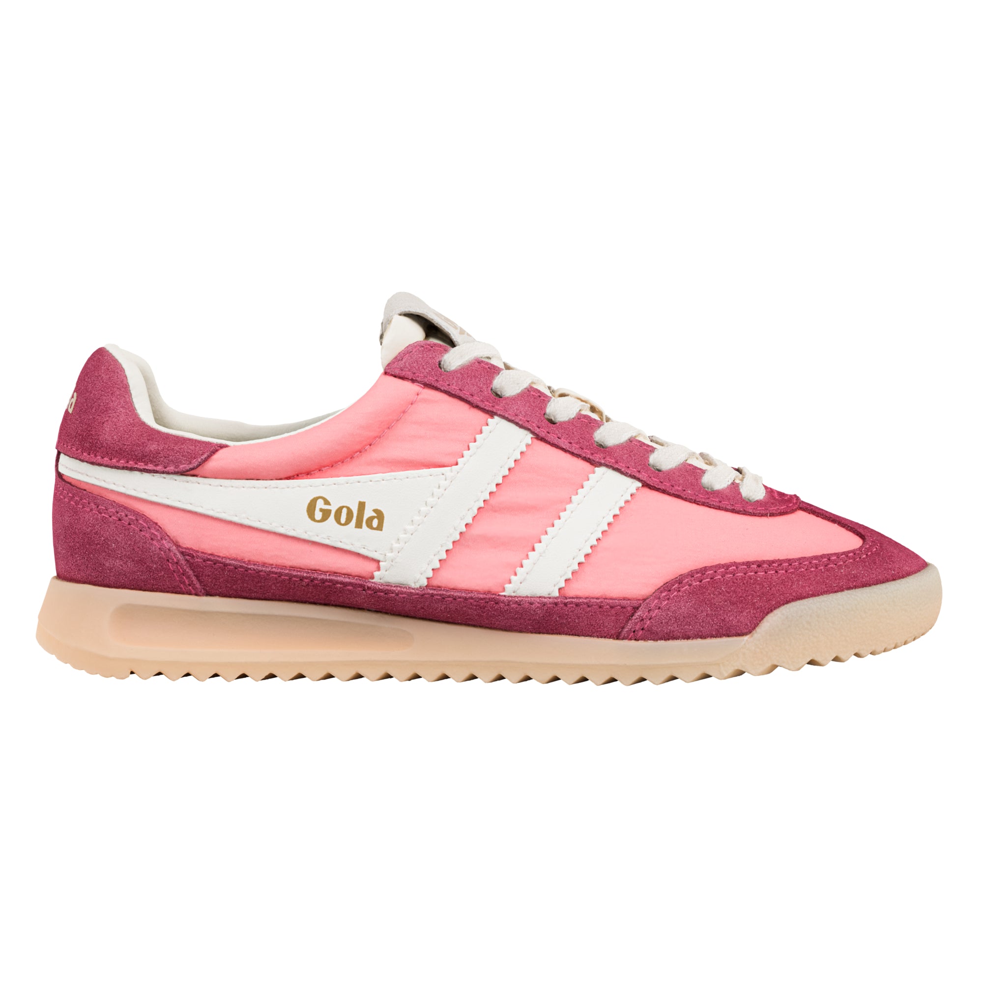 gola-firefly-damen-sneaker-kaugummirosa-kirschrot-off-white image 1
