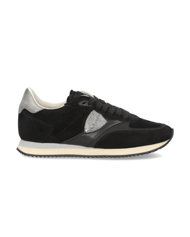 philippe-model-blville-sneaker-damen-schwarz-grau-anthrazit image 1