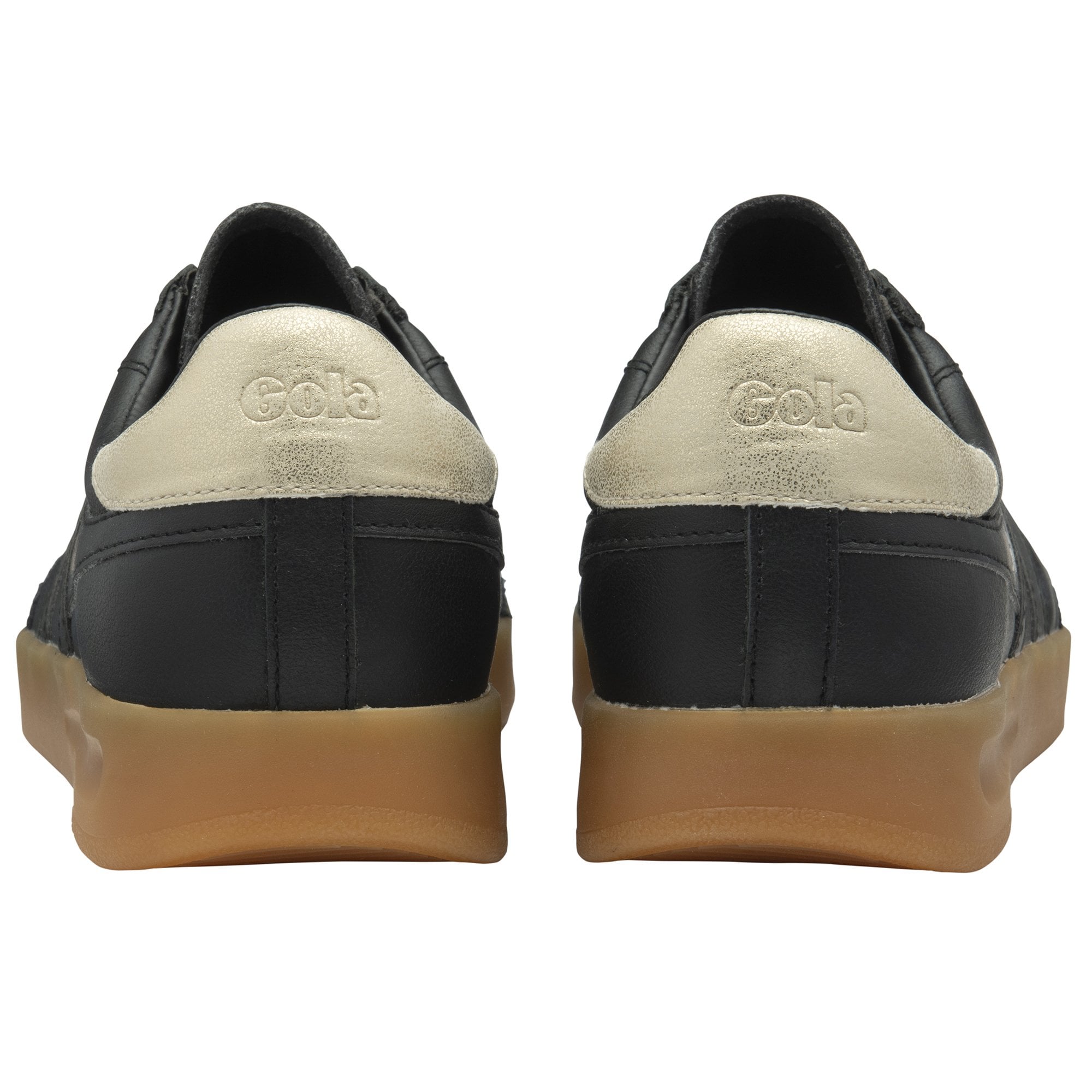 gola-stadia-leather-damen-sneaker-schwarz-gold image 4