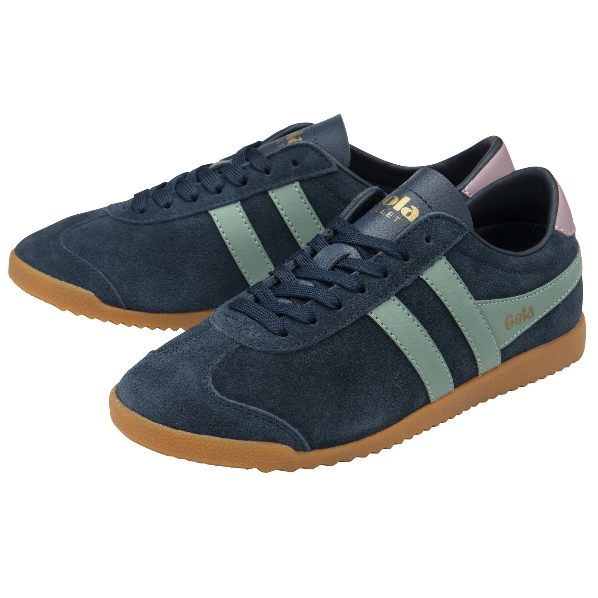 gola-bullet-suede-damen-sneaker-marineblau-gr-n image 3
