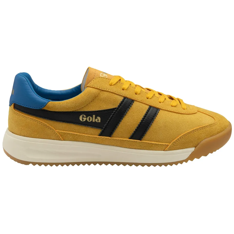 gola-tornado-88-herren-sneaker-wildleder-gelb-schwarz image 1