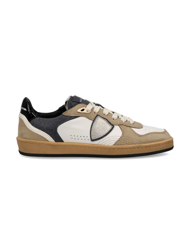 philippe-model-pgal-damen-sneaker-wei-schwarz-grau image 1