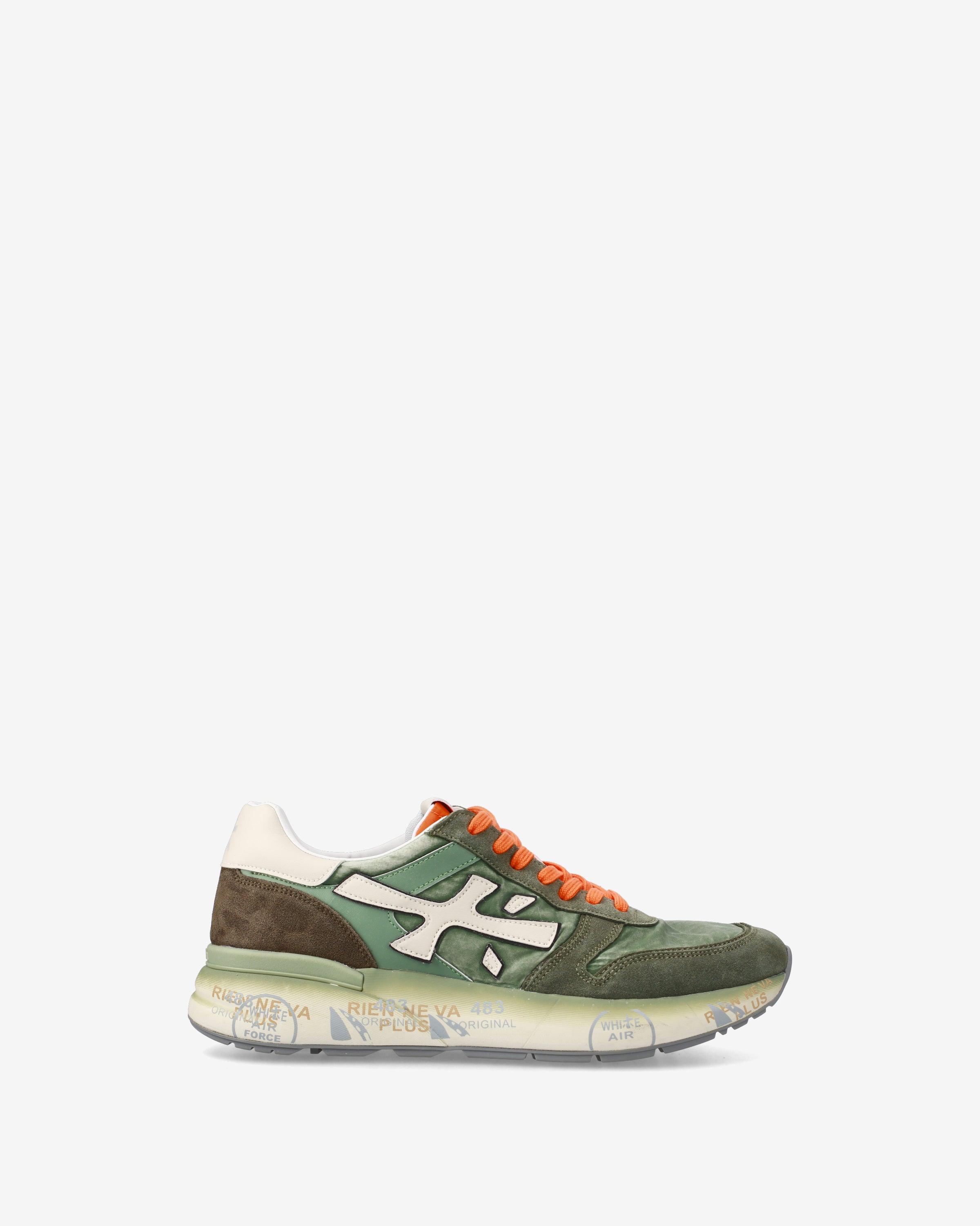 premiata-mick-7244-sneaker-salbeigr-n-herren-suede-mesh image 1