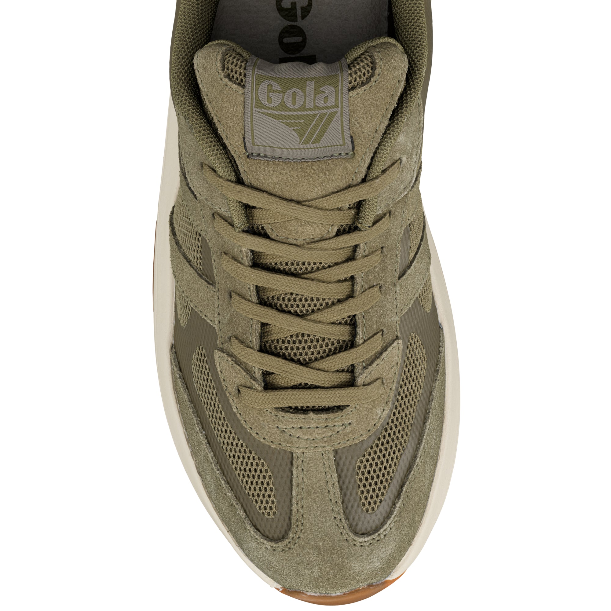 gola-seattle-herren-turnschuhe-retro-jogger-in-khaki image 4