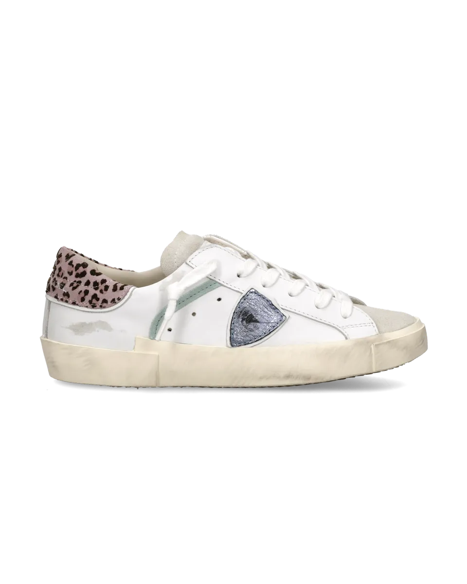 philippe-model-prsx-damen-sneaker-wei-hellblau-animal image 1