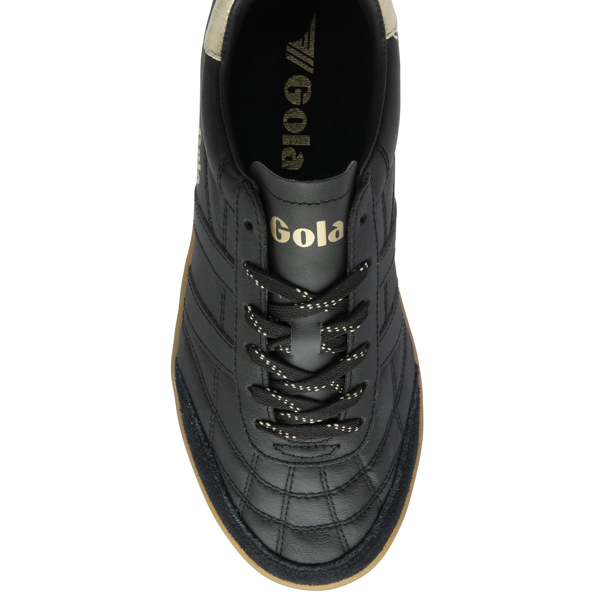 gola-stadia-leather-damen-sneaker-schwarz-gold image 5