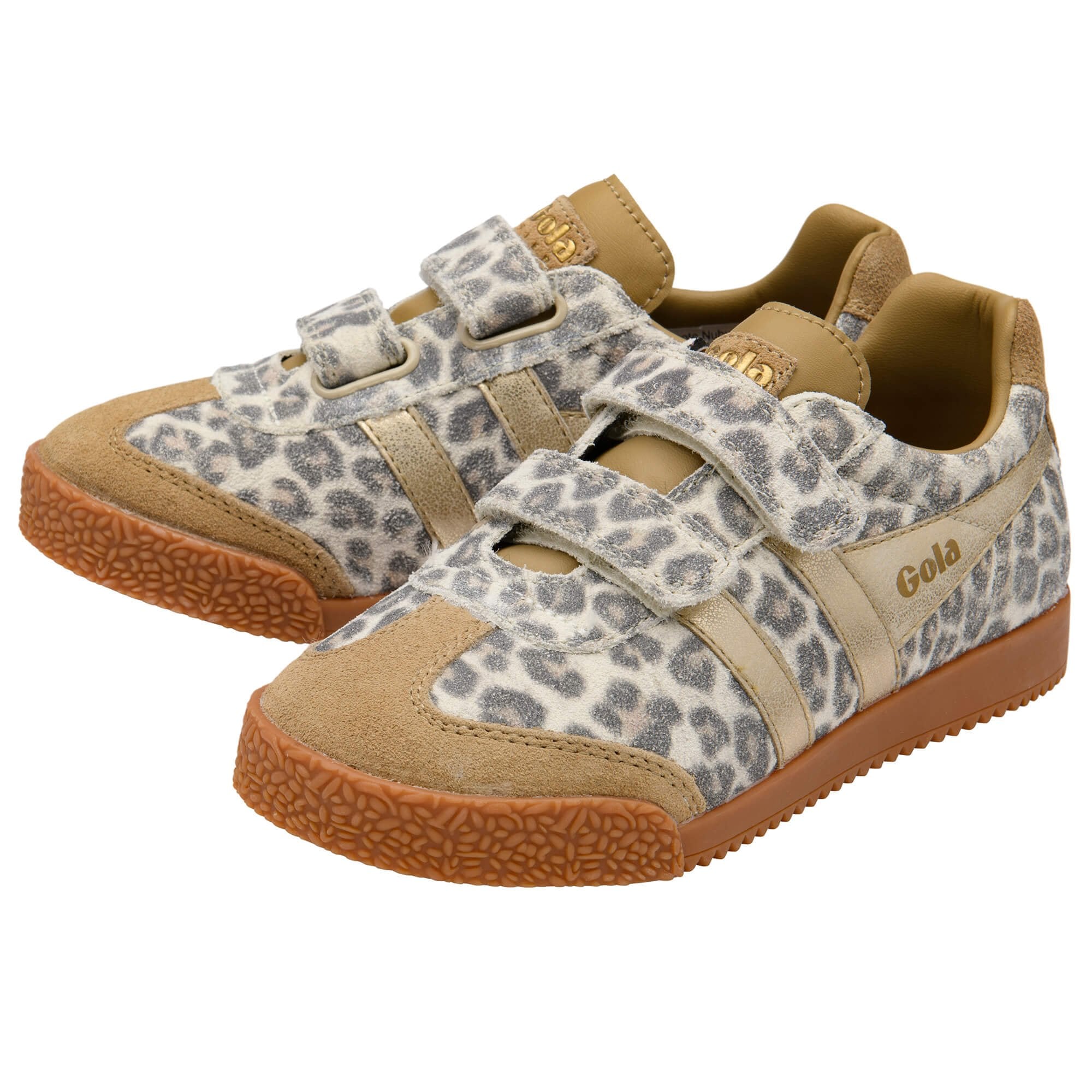 gola-harrier-safari-strap-kinder-sneaker-schneeleopard image 3