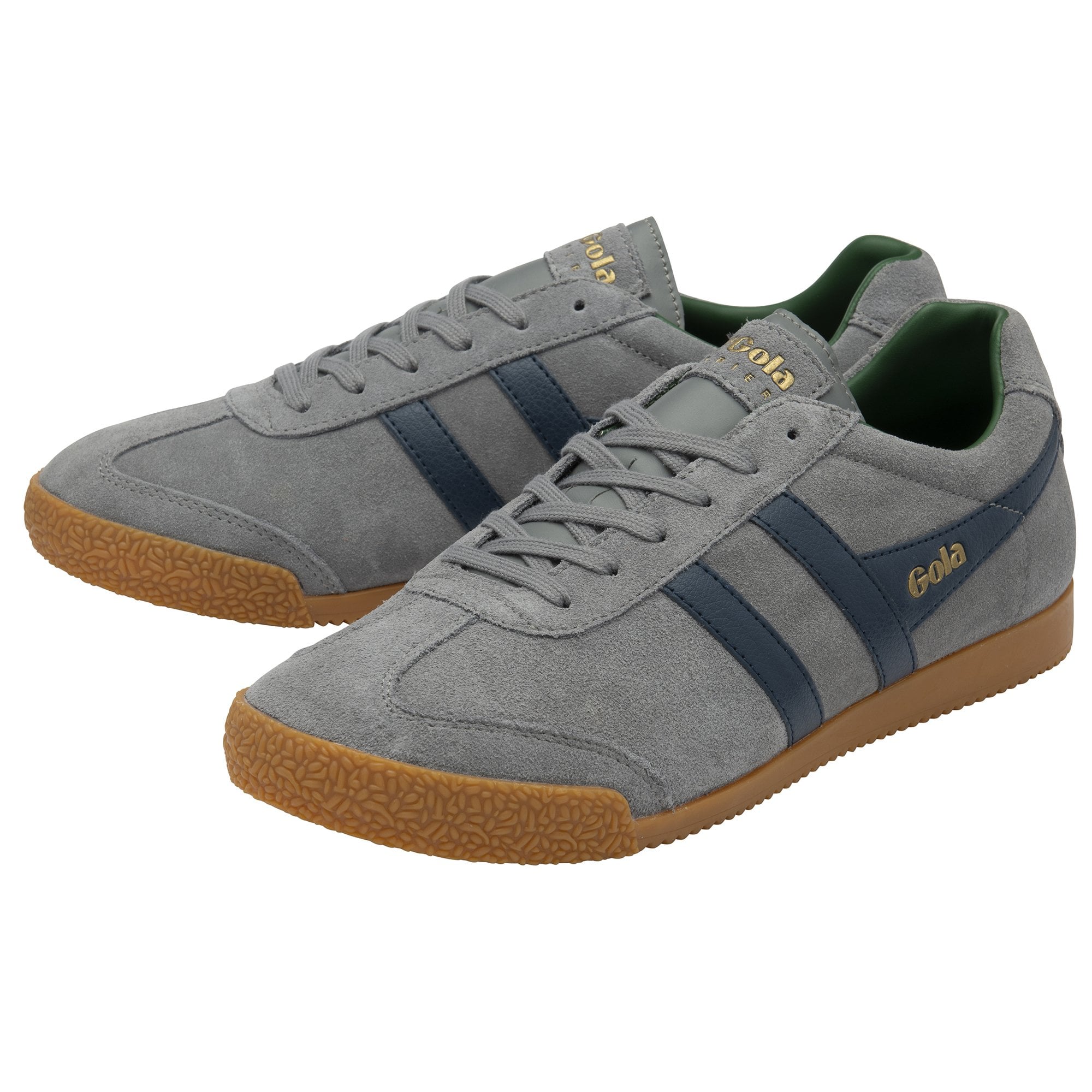 gola-harrier-herren-sneaker-aus-wildleder-asche-marineblau image 3