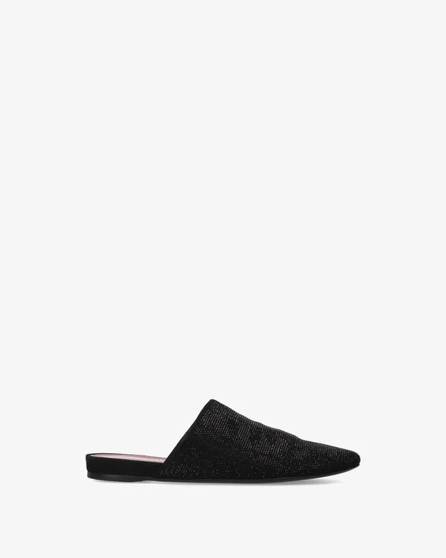 premiata-mule-crystal-black-damen-mule image 1