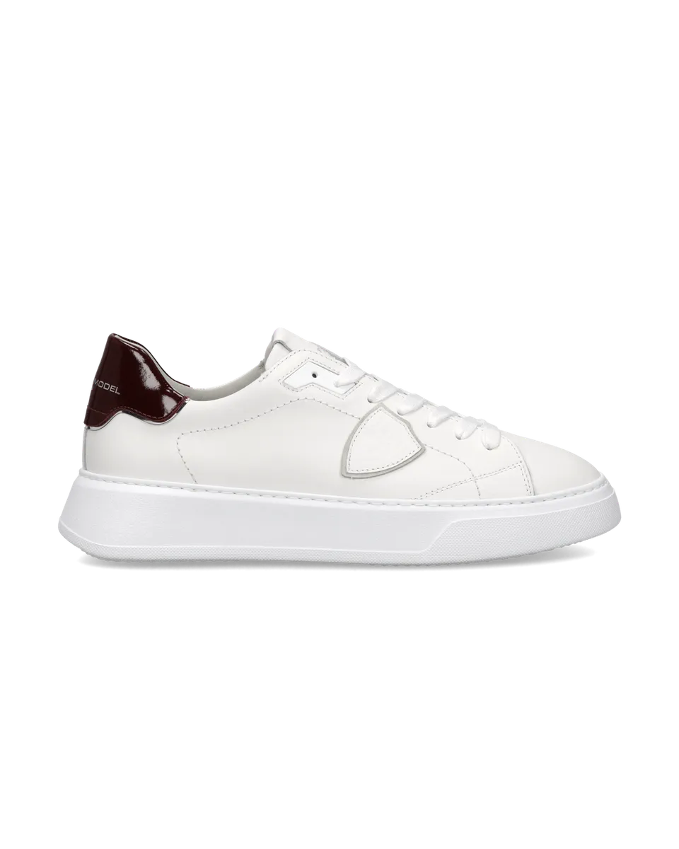 philippe-model-temple-sneaker-herren-wei-bordeaux image 1