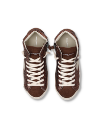 philippe-model-prsx-high-damen-sneaker-braun-platin-glitzer image 5