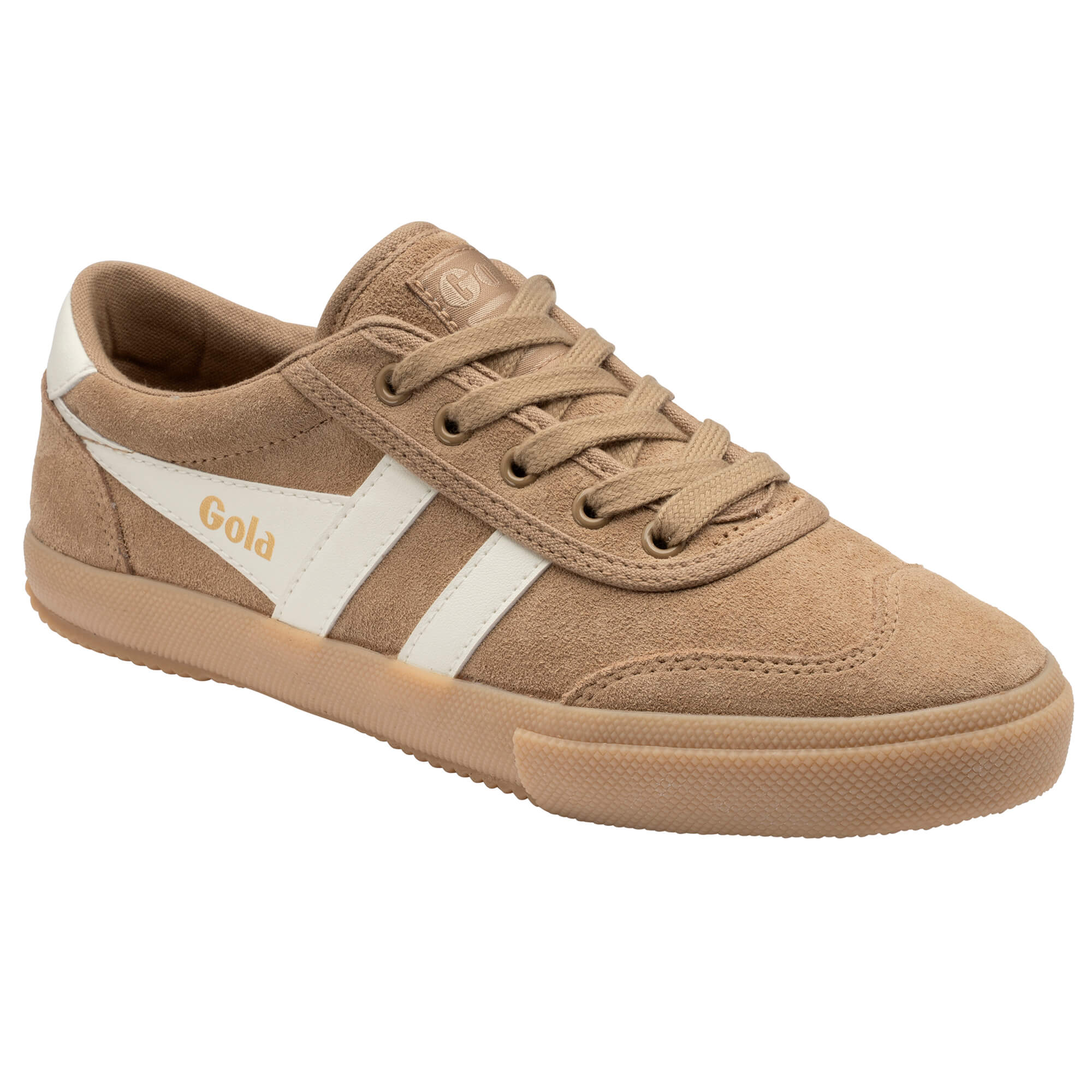 gola-badminton-damen-sneaker-wildleder-hellbraun image 2